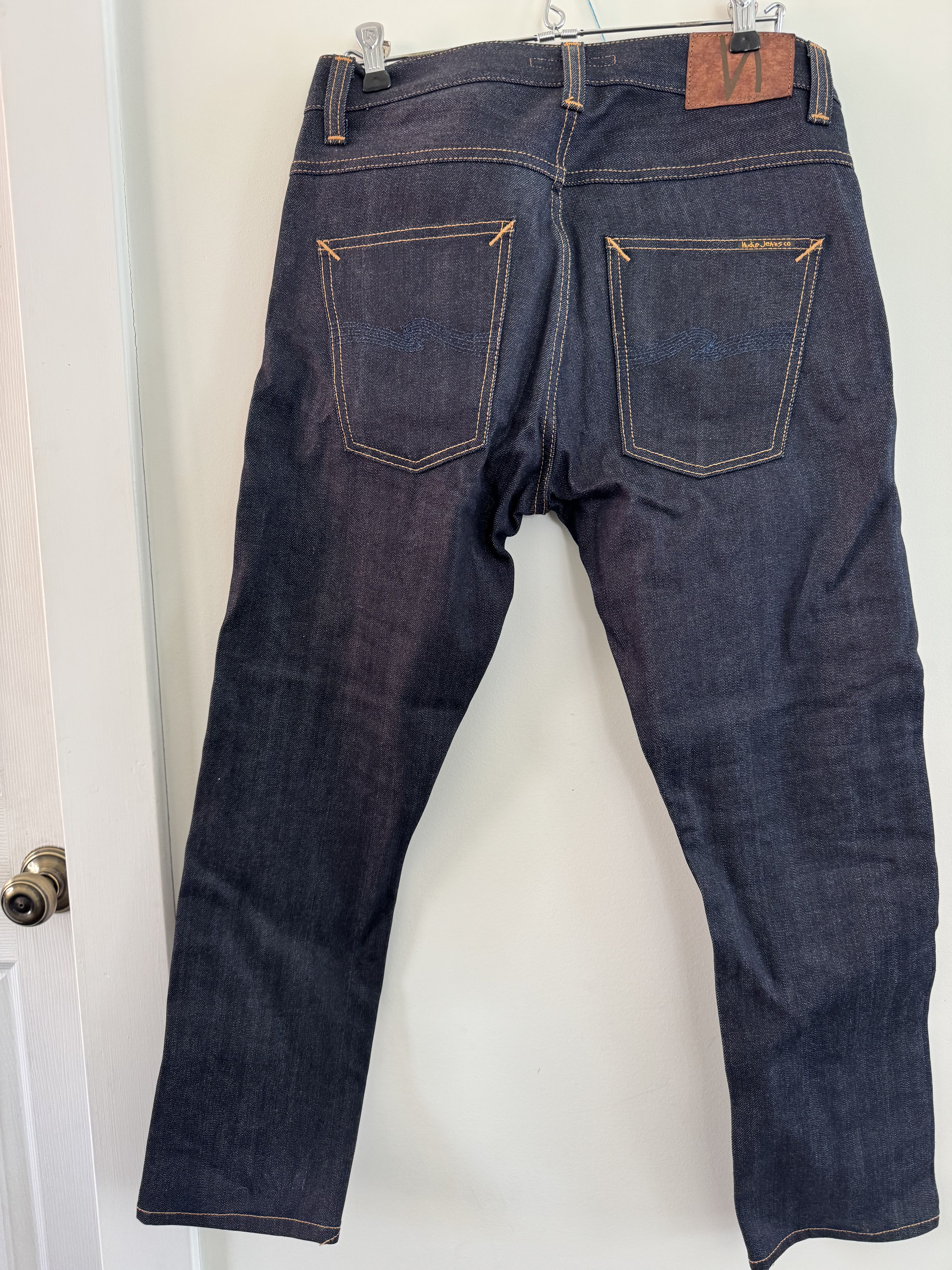 Nudie Jeans grim Tim Dry Deep Selvage Size US 30 / EU 46 - 1 Thumbnail