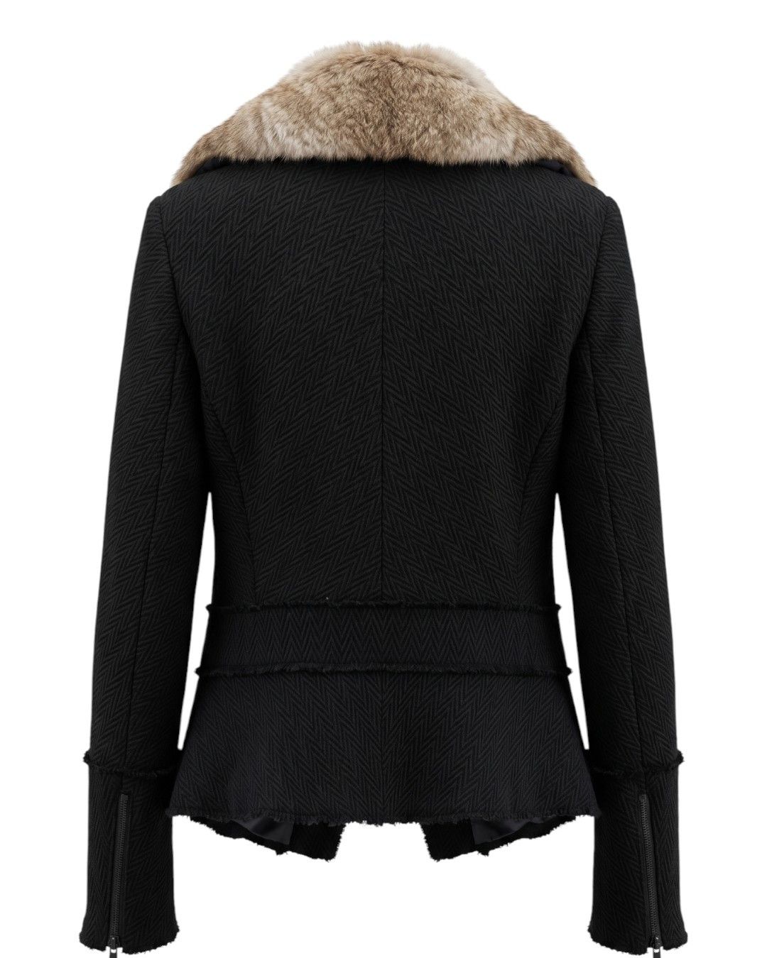 Roberto Cavalli REX RABBIT FUR JACKET Size L / US 10 / IT 46 - 2 Thumbnail