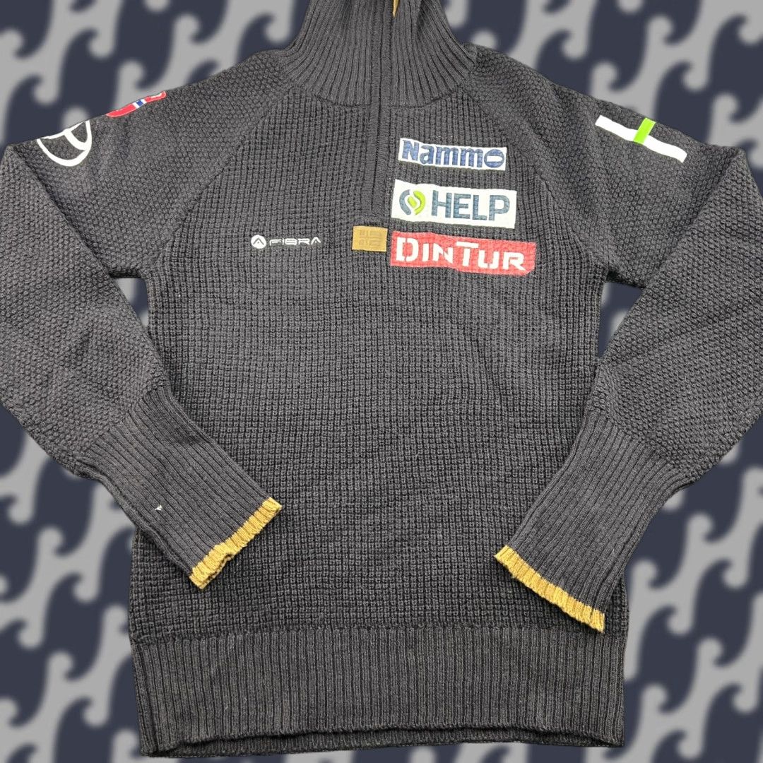 Vintage VIKAFJELL Ski Team Norway Sweater Mens S Wool Knitted 1/4 Zip Winter Sports Size US S / EU 44-46 / 1 - 1 Thumbnail
