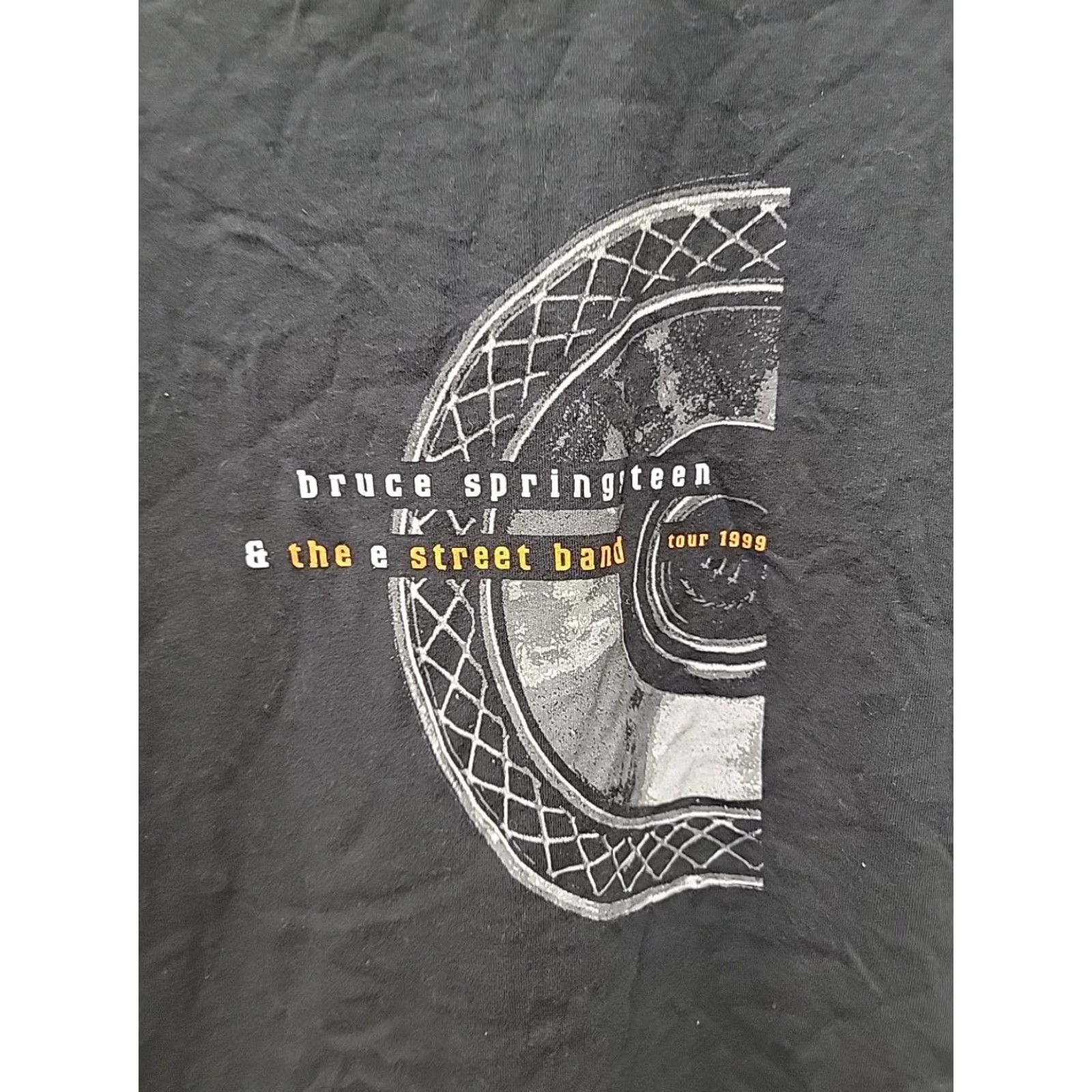 Vintage VINTAGE AllSport Bruce Springsteen The E Street Band Tour 1999 T Shirt 90s L Mens Black Cotton Short Sleeve Double Sided Some fading Size US L / EU 52-54 / 3 - 2 Thumbnail
