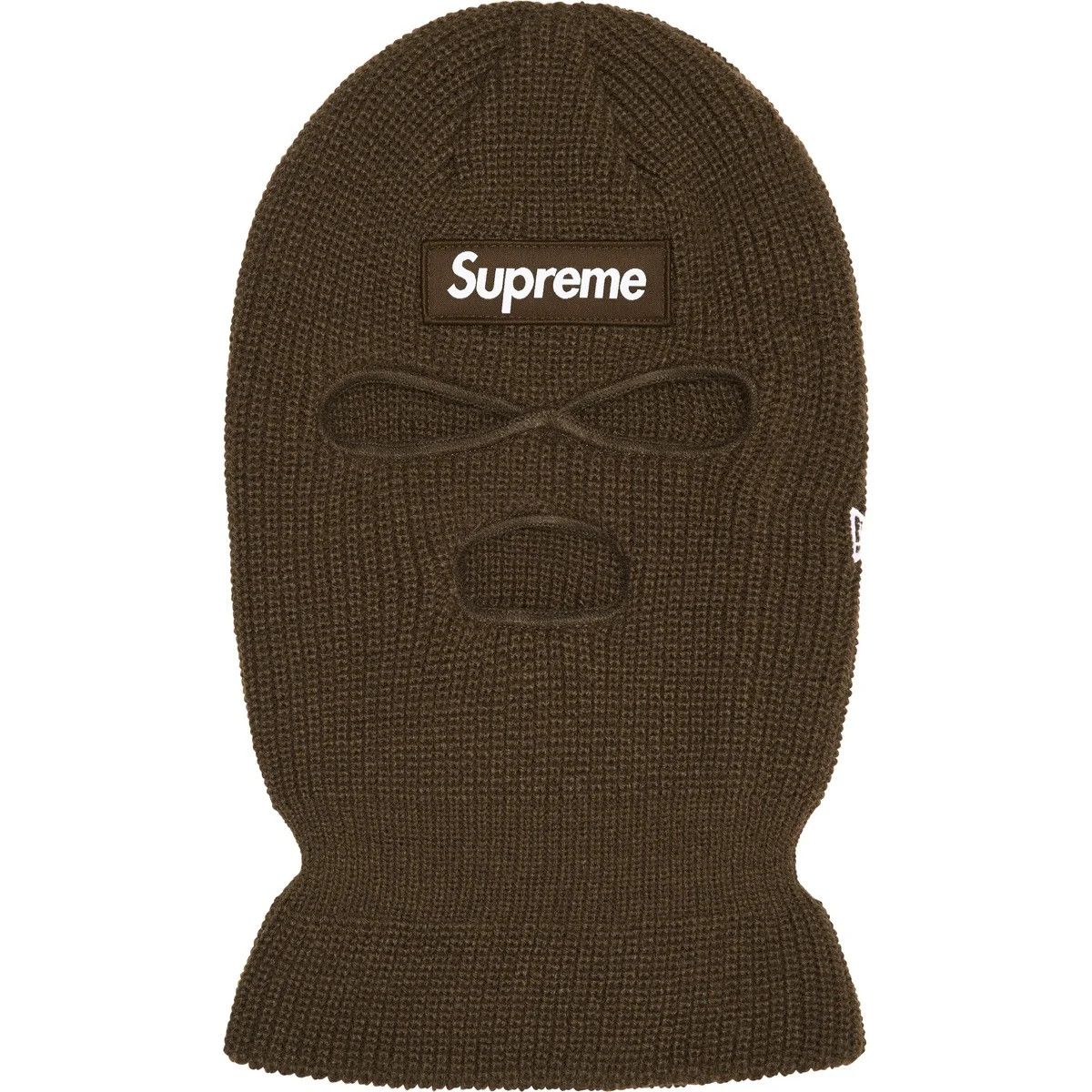 New Era × Supreme Supreme New Era Box Logo Balaclava Brown Size ONE SIZE - 1 Thumbnail