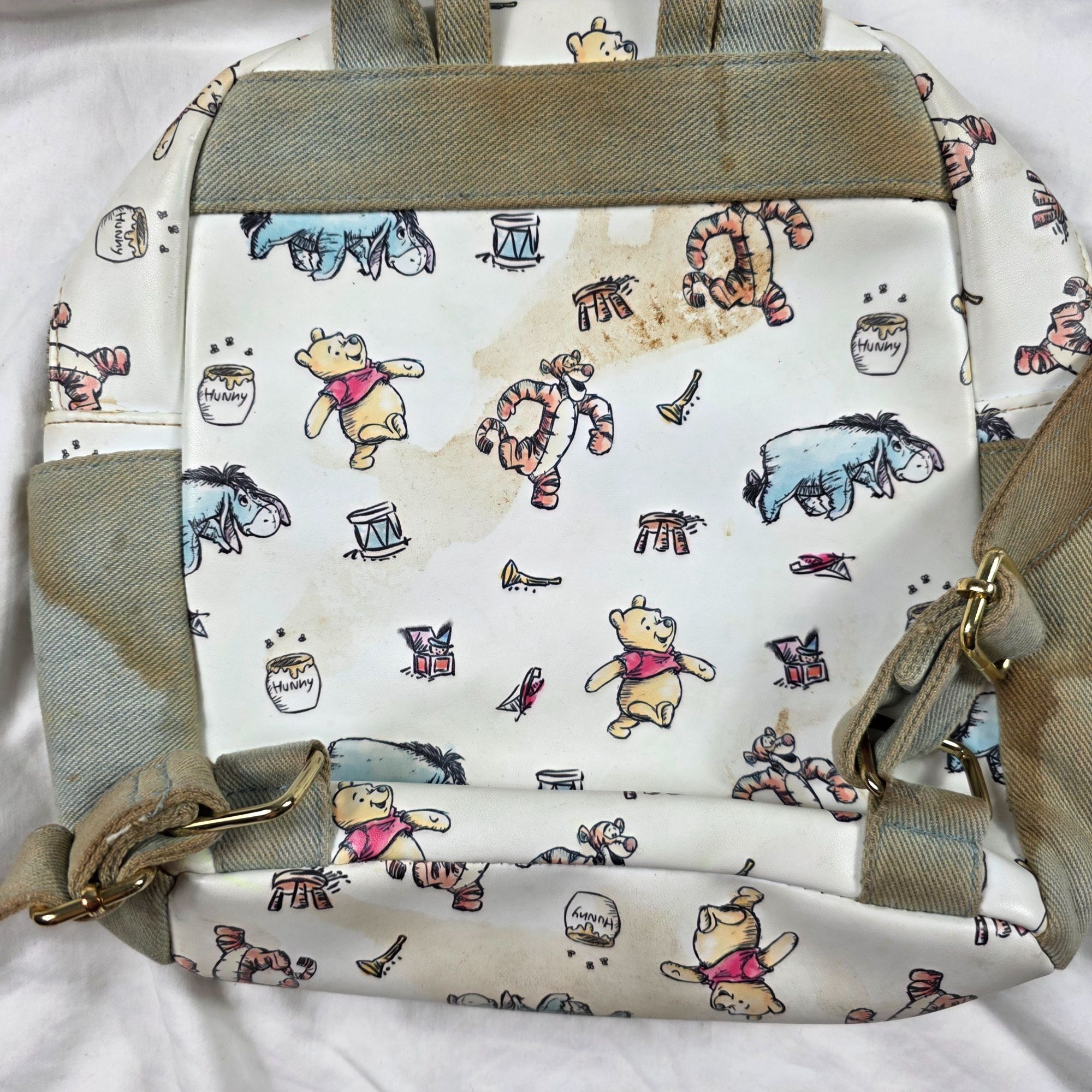 Disney Disney x Loungefly Winnie The Pooh Mini Backpack White Casua Size ONE SIZE - 3 Thumbnail