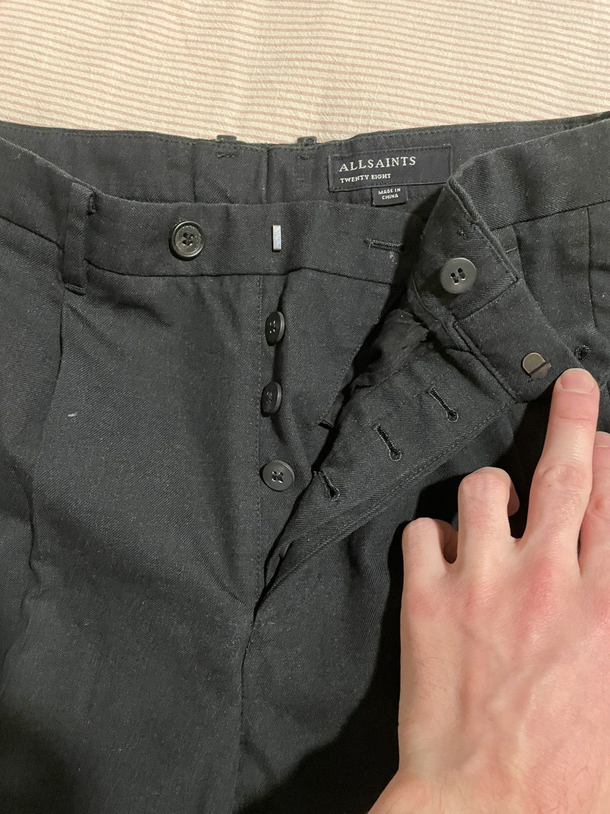 Allsaints AllSaints Tapered Slacks Size US 28 / EU 44 - 5 Thumbnail