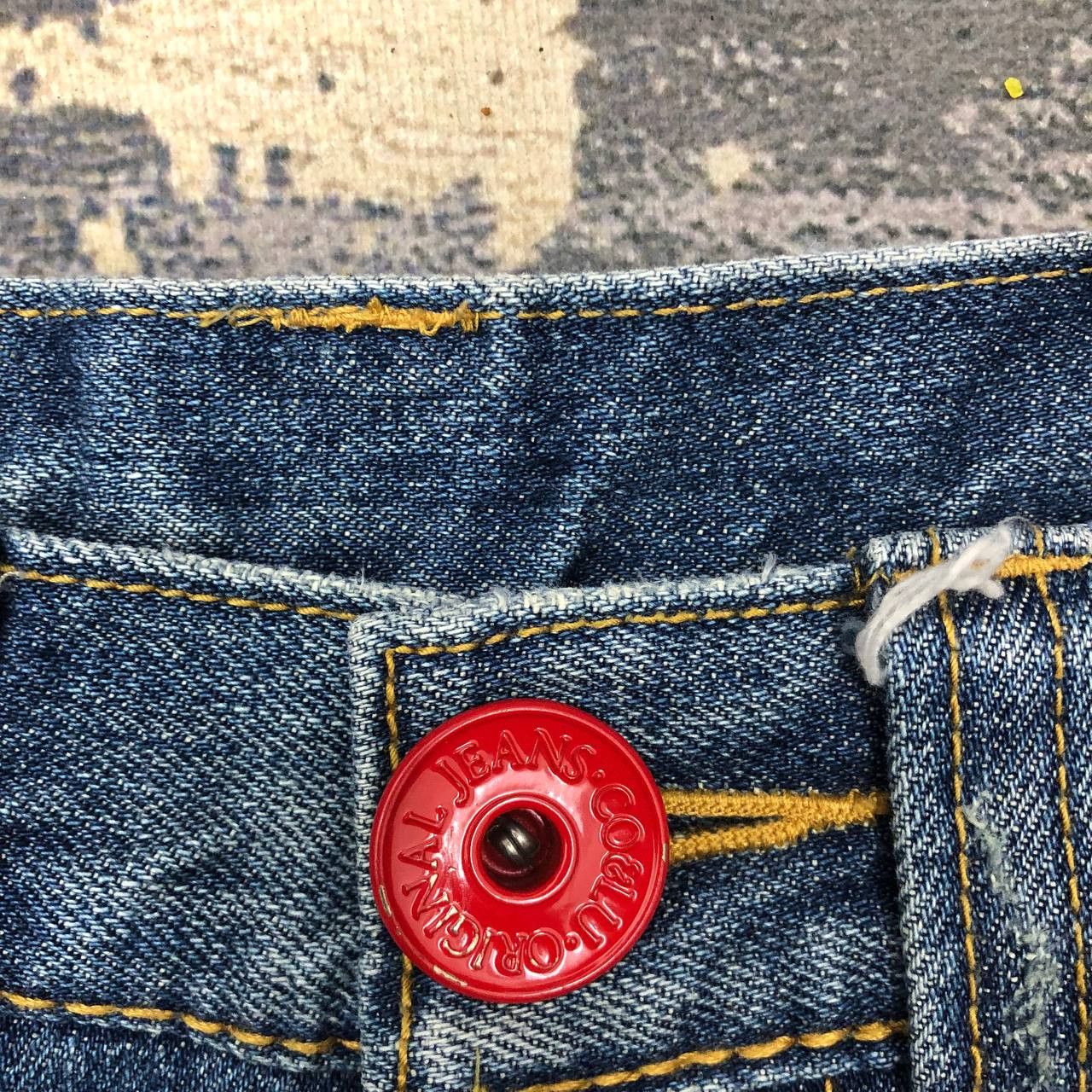 Japanese Brand P163 CO&LU RIPPED JAPAN DENIM Size US 30 / EU 46 - 6 Thumbnail