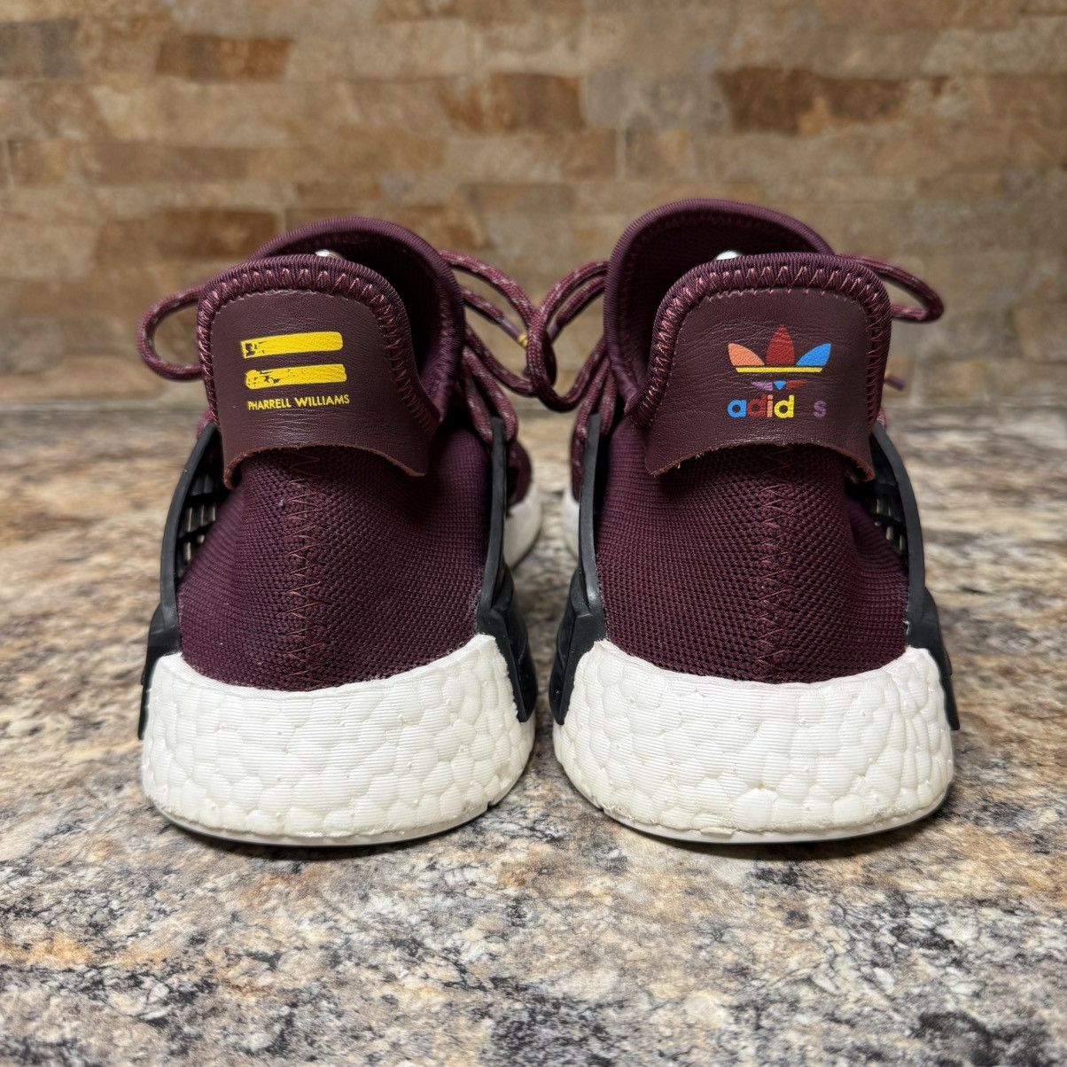 Adidas × Pharrell Adidas NMD R1 Sz 9.5 Pharrell HU Friends & Family Burgundy Size US 9.5 / EU 42-43 - 4 Thumbnail
