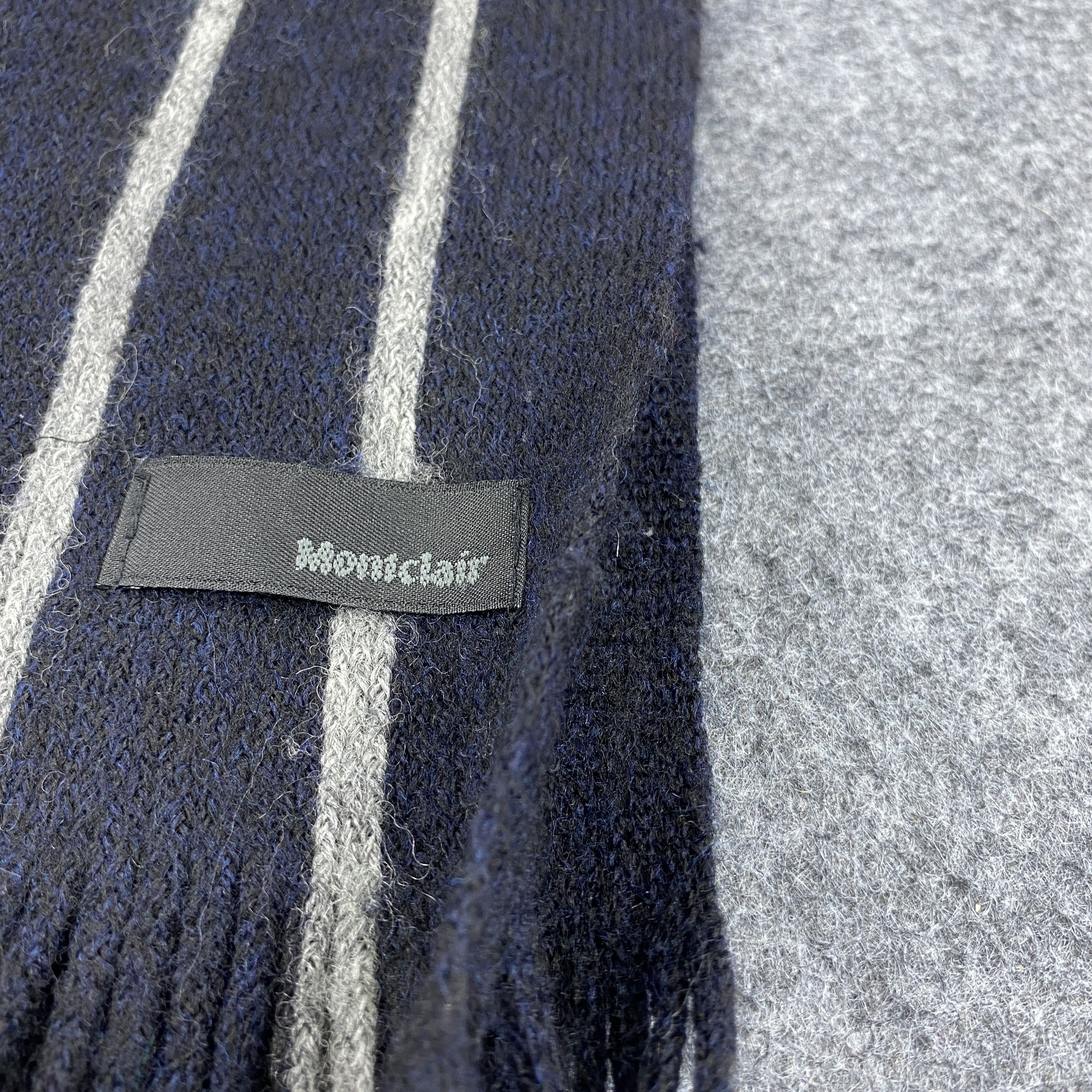 Vintage Montclair Scarf # Muffler # Neckwear # D683 Size ONE SIZE - 4 Thumbnail