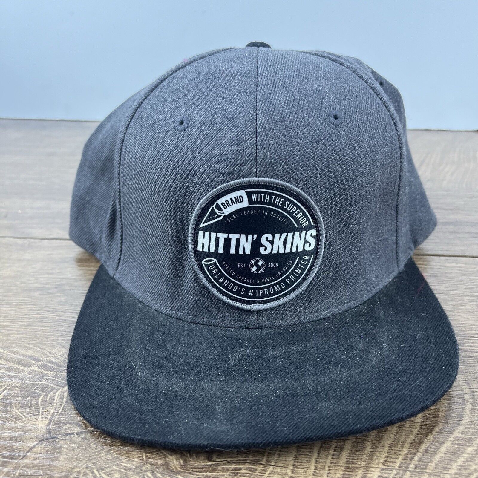 Other Hittin Skins Hat Orlando Snapback Hat Gray Adjustable Hat Ad Size ONE SIZE - 2 Thumbnail