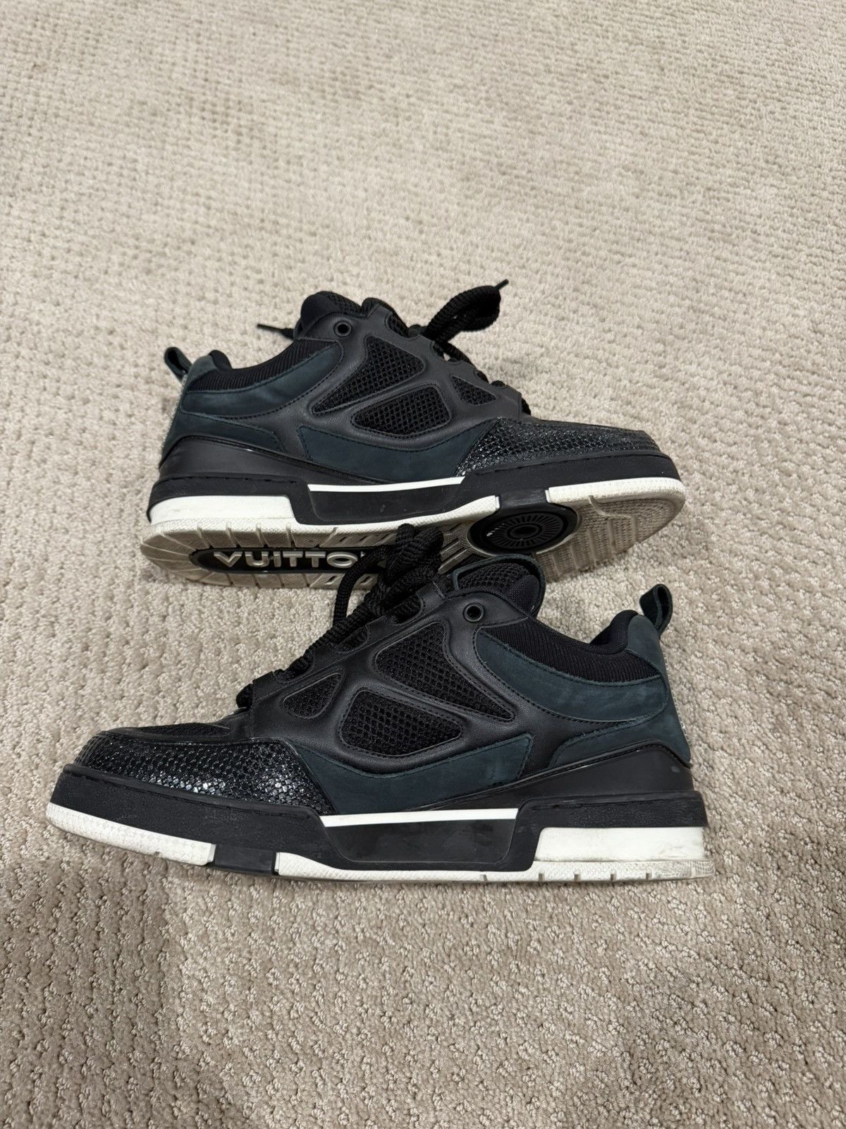 Louis Vuitton Louis Vuitton LV Skate Sneaker Black Size US 10 / EU 43 - 3 Thumbnail