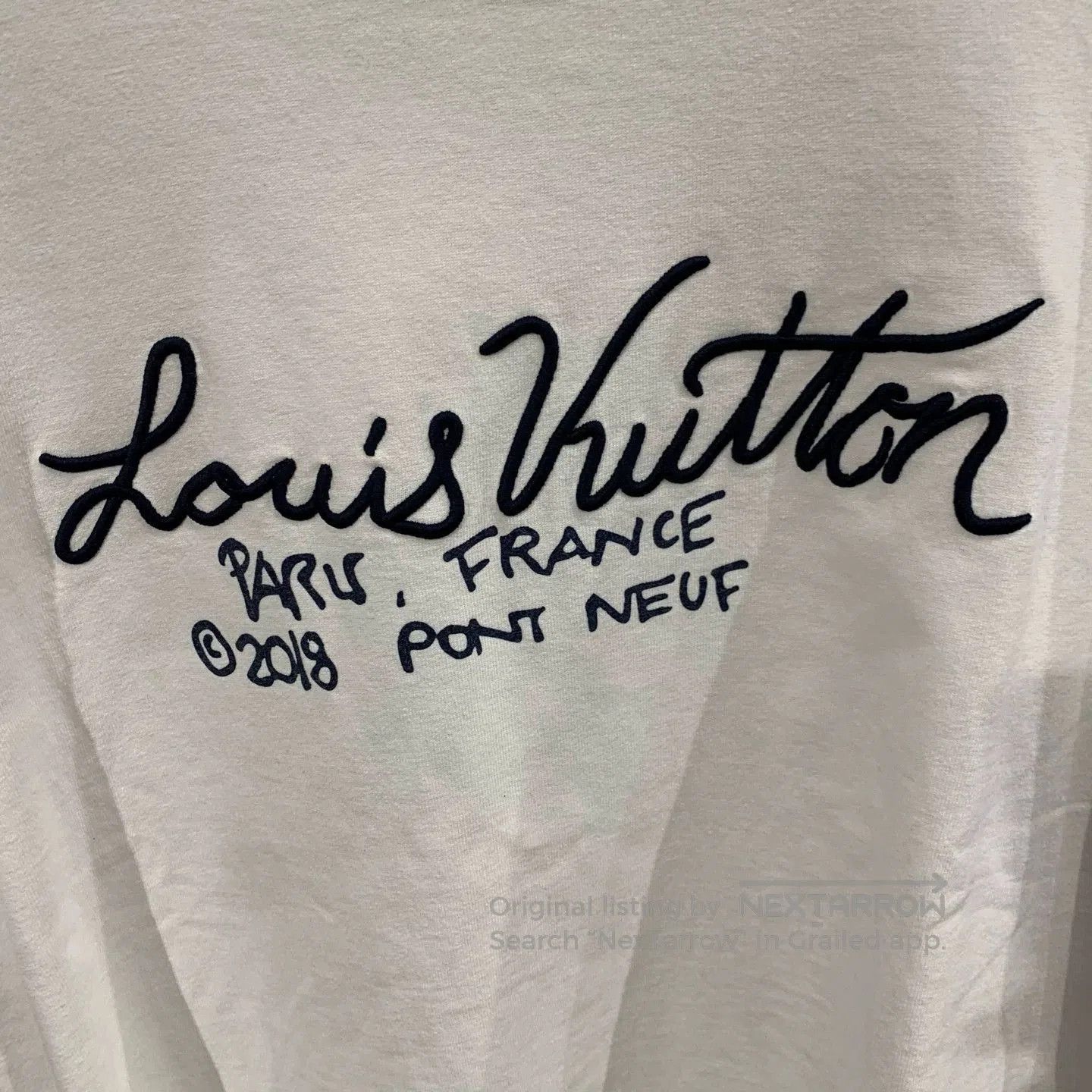 Louis Vuitton White Short-Sleeve Graphic T-Shirt - Size L. Size US L / EU 52-54 / 3 - 3 Thumbnail