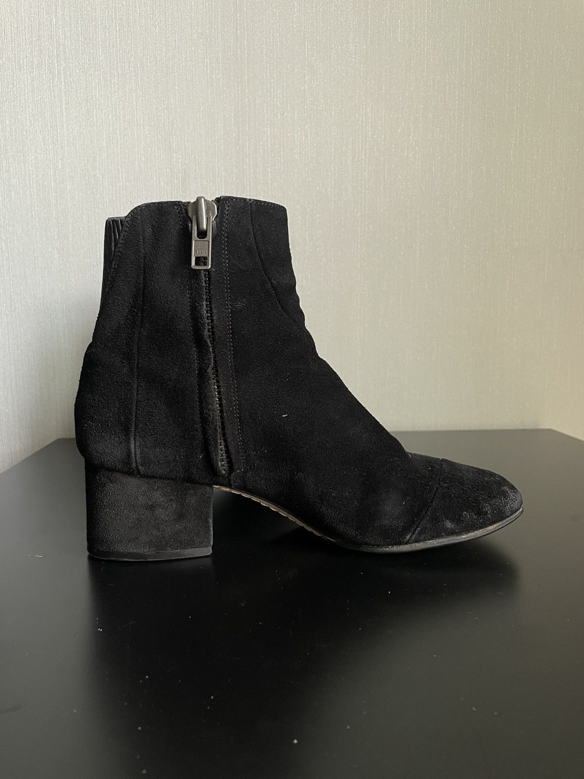 Acne Studios Archive Acne Studios Cyber Ankle Square Toe Boots Suede Hype Size US 8 / IT 38 - 16 Thumbnail