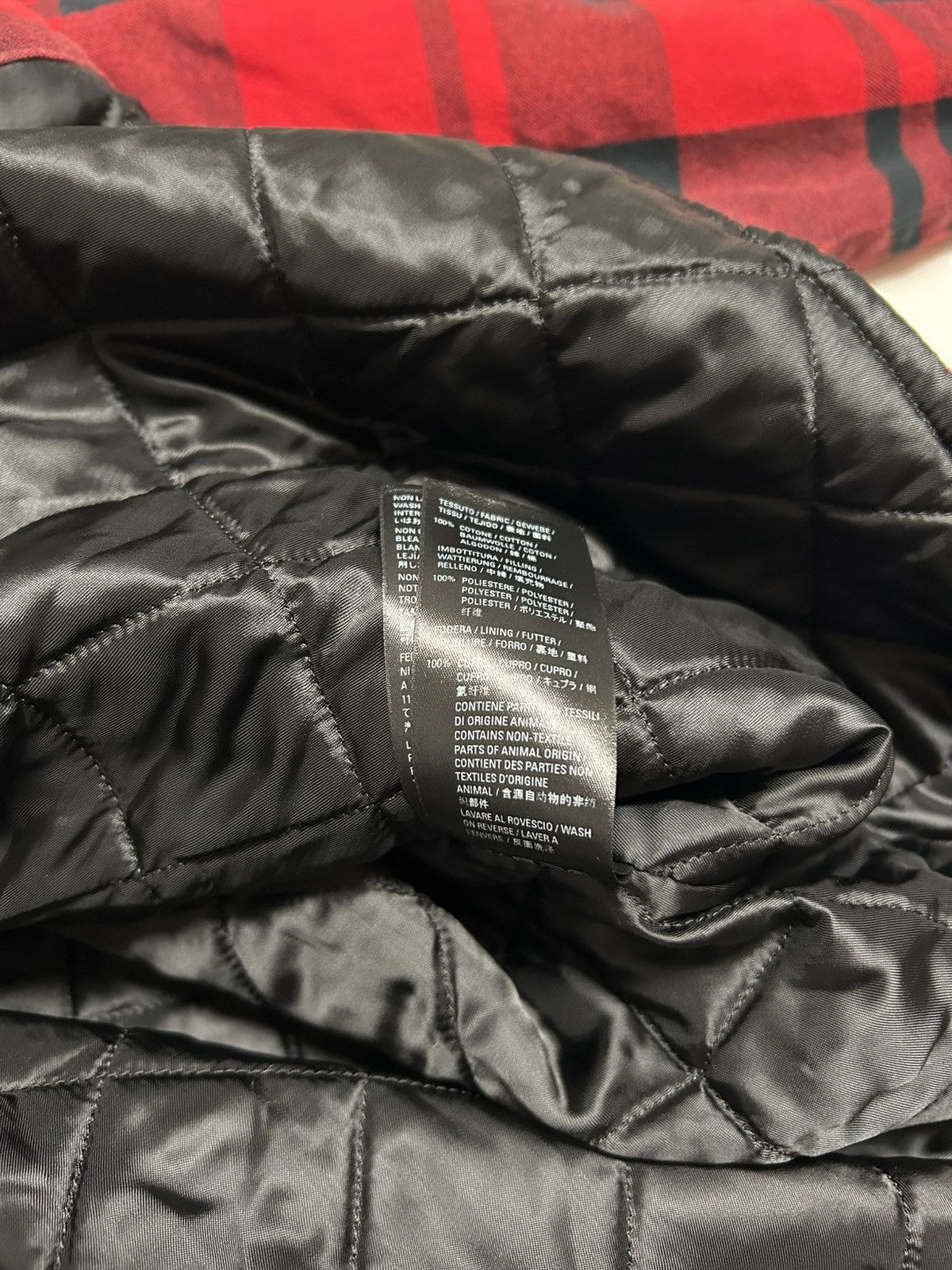 Balenciaga 2021 quilted padded flannel plaid red Size US S / EU 44-46 / 1 - 13 Thumbnail
