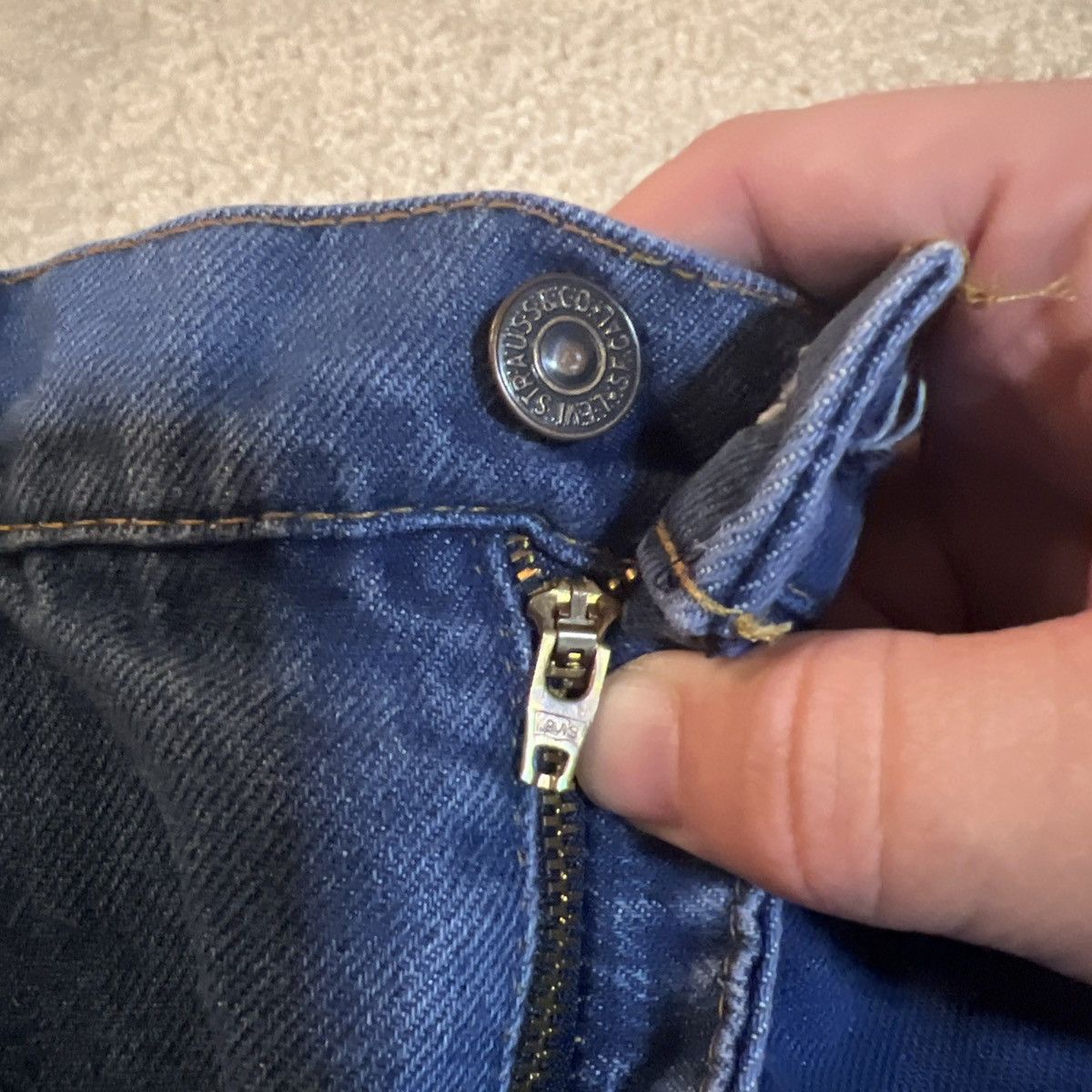 Levi's Vintage Clothing Vintage Levi’s Orange Tab Bootcut Denim Jeans 36x32 Size US 36 / EU 52 - 5 Thumbnail