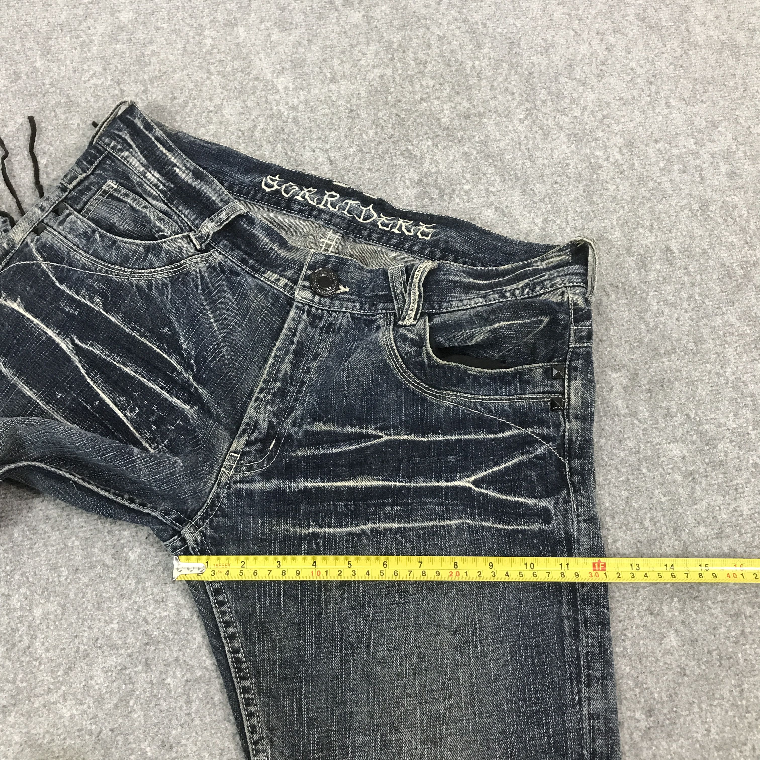 Japanese Brand FLARE JAPAN SORRIDERE DISTRESSED PANTS Size US 36 / EU 52 - 10 Thumbnail