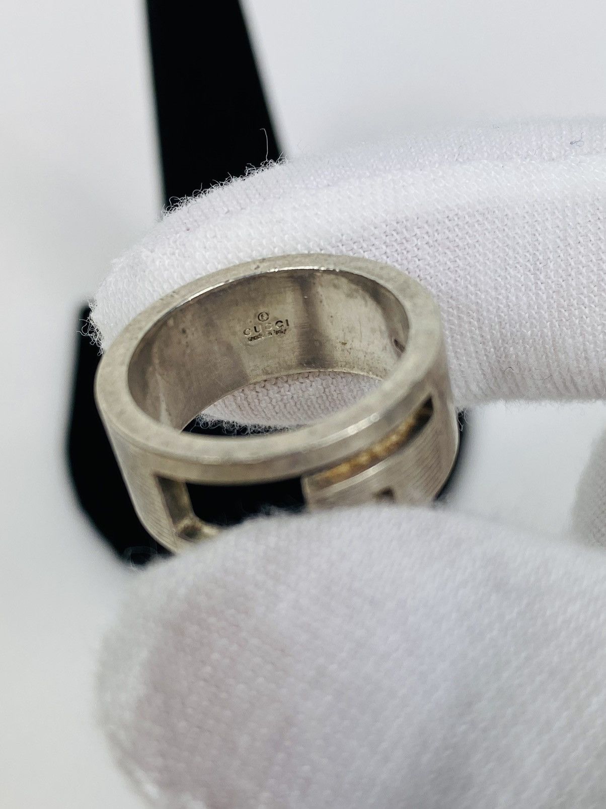 Gucci Gucci .925 Silver G Ring Size IT 8 Size ONE SIZE - 4 Thumbnail