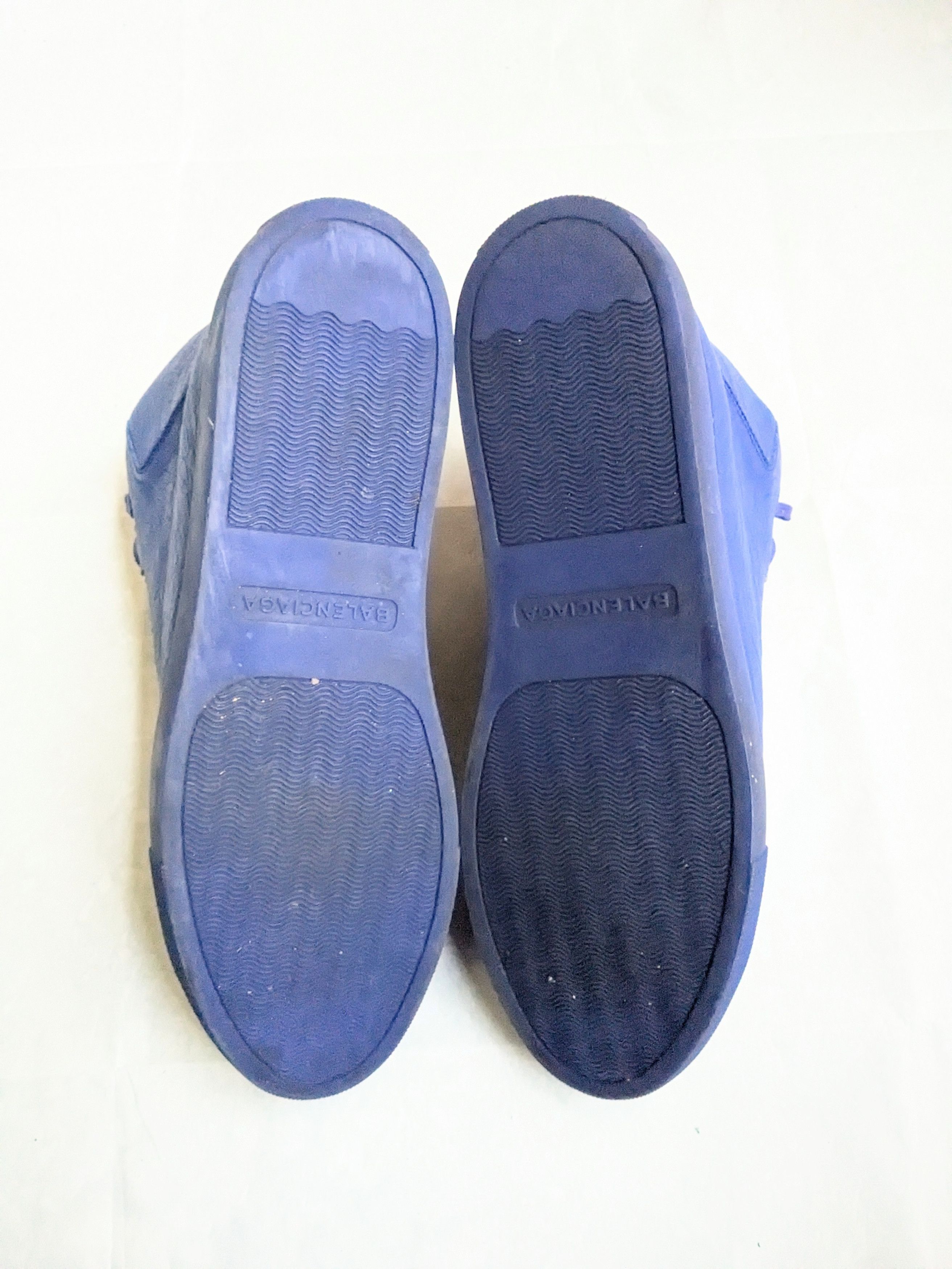 Balenciaga Balenciaga Arena Blue 13 High Tops Leather Size US 13 / EU 46 - 15 Thumbnail