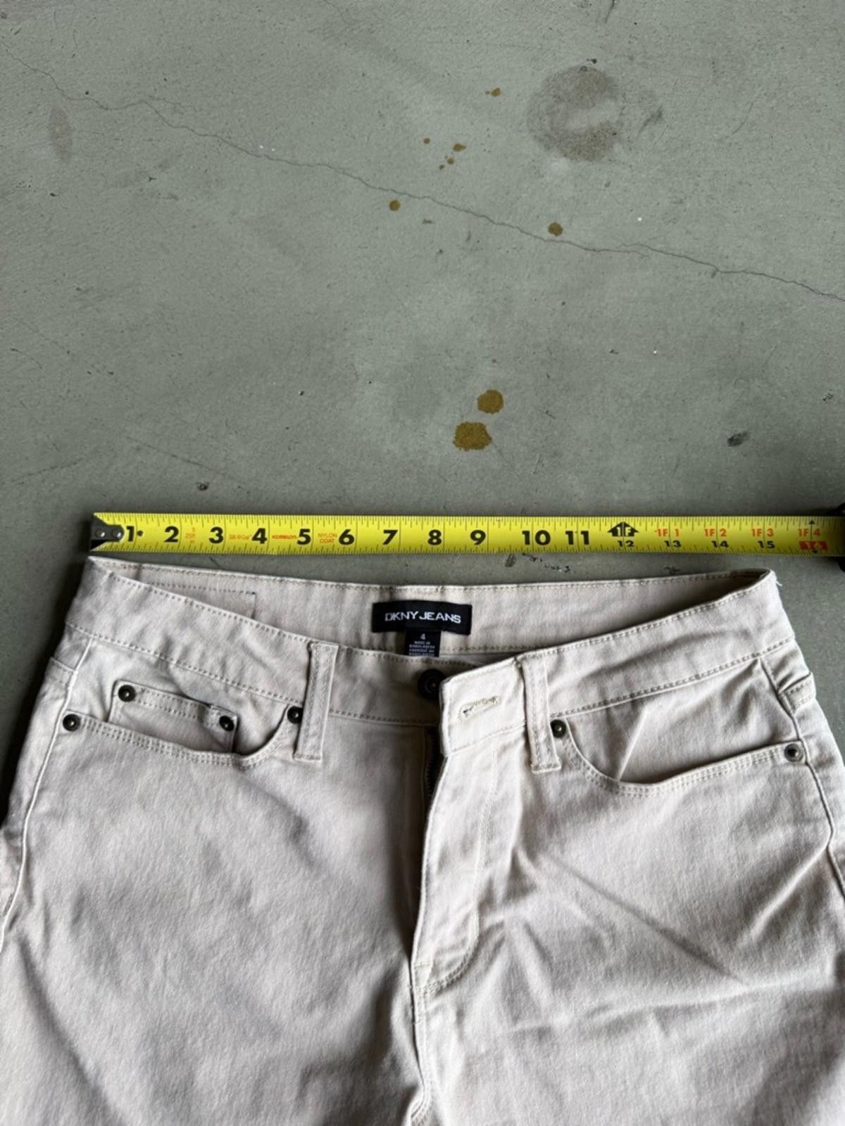 DKNY DKNY Jeans / Denim Cuffed Bermuda Shorts / tan Size 27" / US 4 / IT 40 - 7 Thumbnail