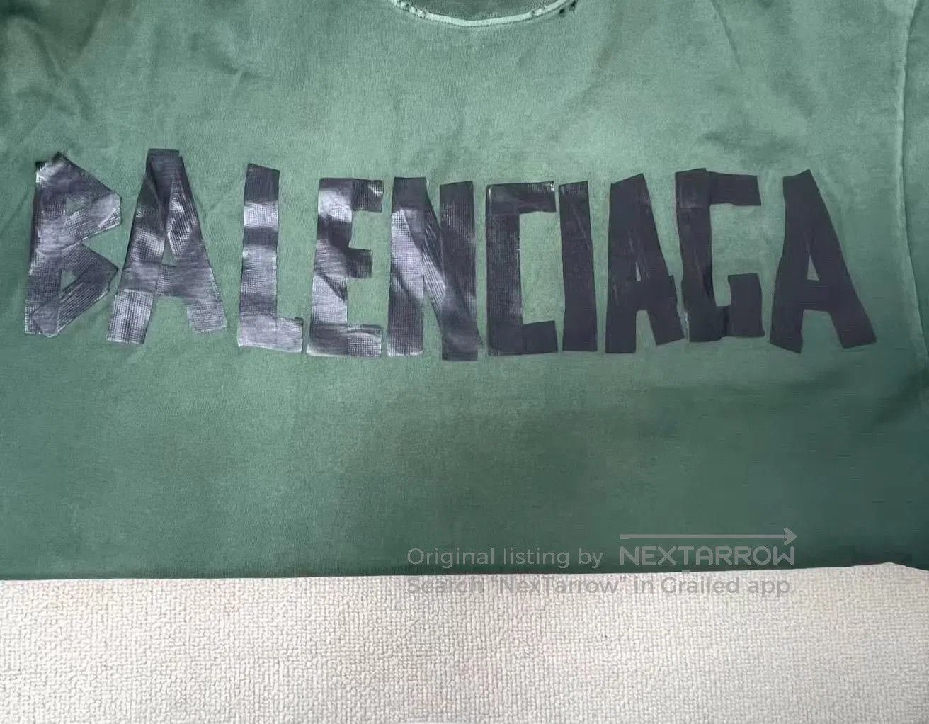 Balenciaga Balenciaga Logo Print Crewneck T-Shirt. Size US S / EU 44-46 / 1 - 3 Thumbnail