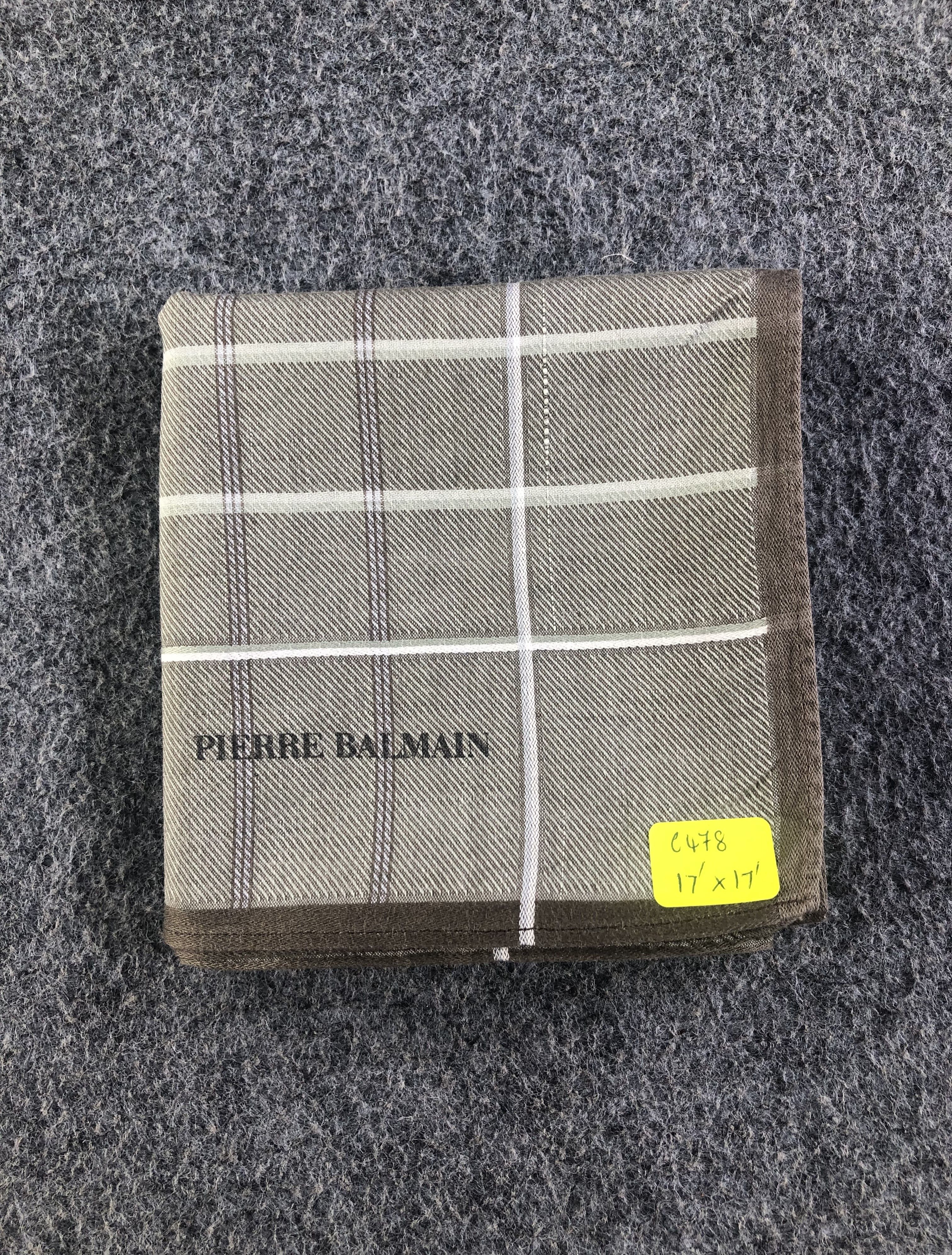 Pierre Balmain Pierre Balmain Handkerchief / Bandana / Neckerchief C478 Size ONE SIZE - 6 Thumbnail