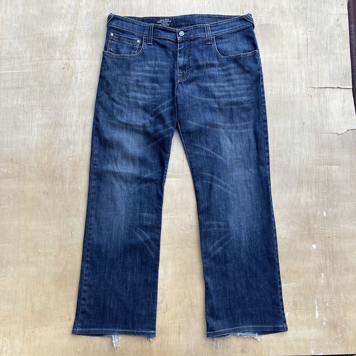 Giorgio Armani GIORGIO ARMANI BIG WHITE PLATINUM DENIM LOOSE FIT FADED Size US 38 / EU 54 - 1 Thumbnail