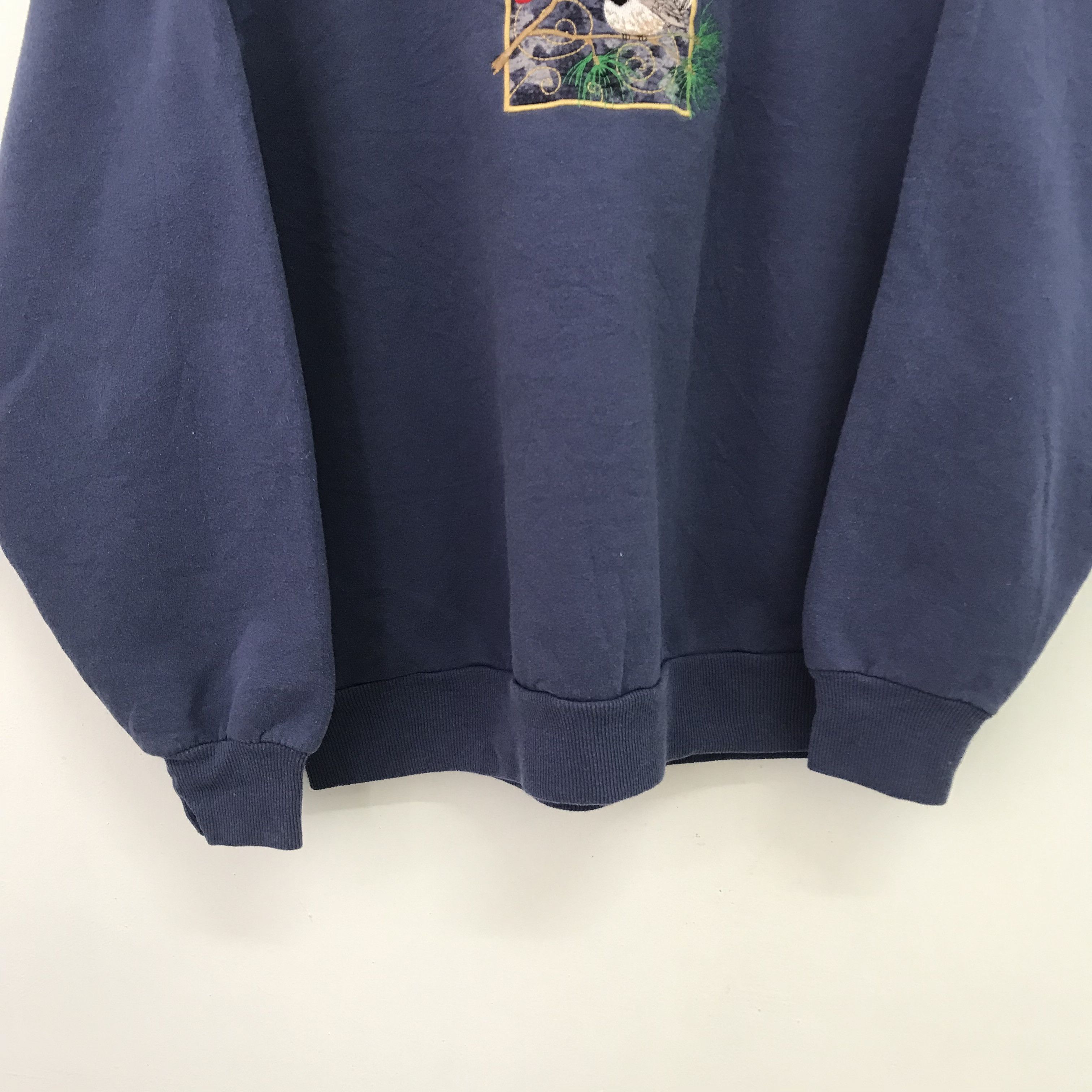 Northern Reflections Vintage Northern Cardinal Birds Blue Sweatshirt- 197 Size US S / EU 44-46 / 1 - 5 Thumbnail