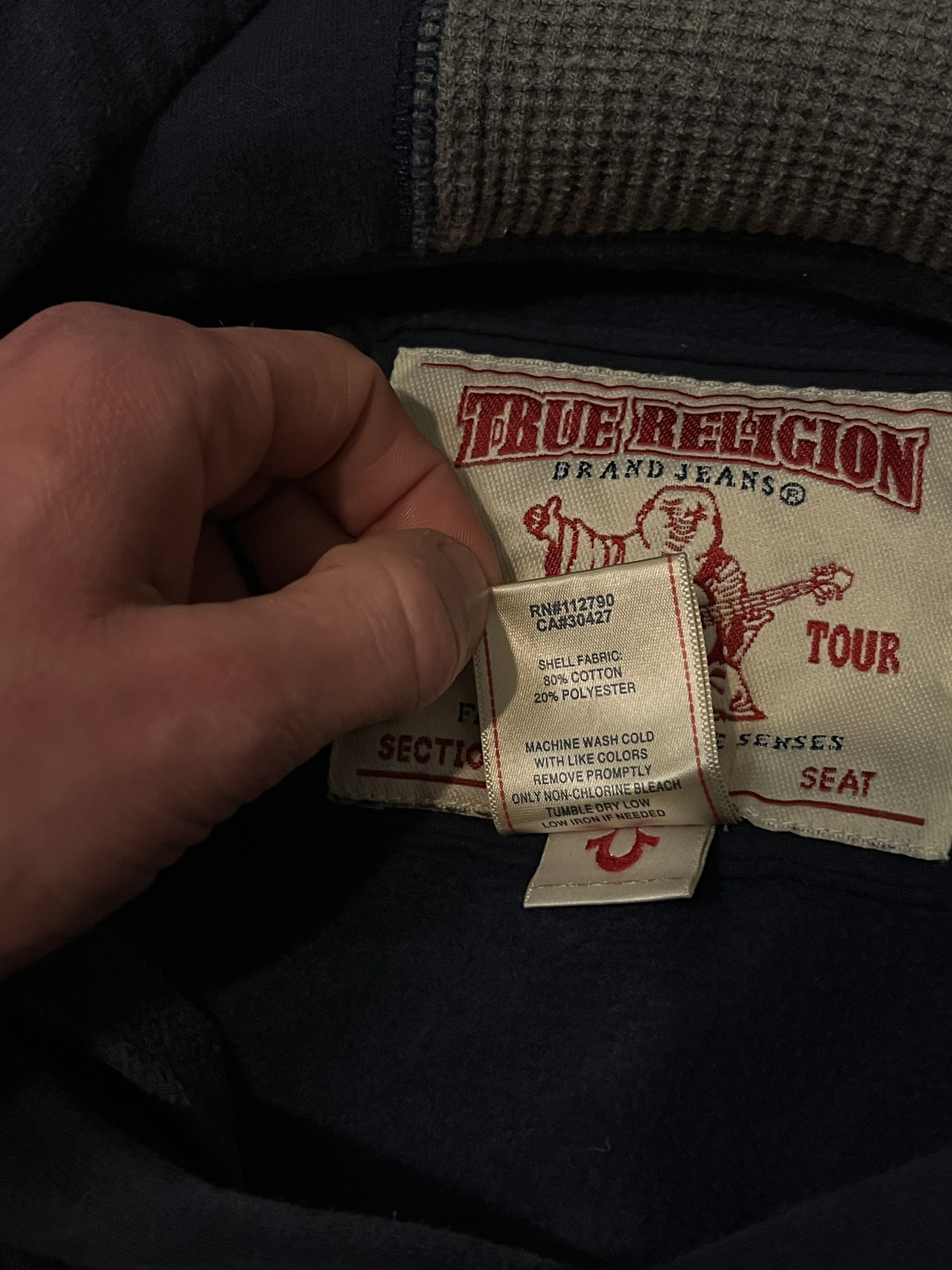 Japanese Brand × True Religion y2k True Religion Big Hoodie USA Chief Keef Size US M / EU 48-50 / 2 - 7 Thumbnail