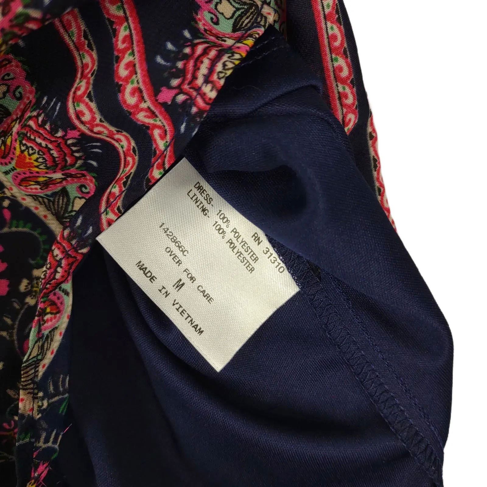 Other FORTUNE + IVY Floral Paisley Spaghetti Strap Halter Dress Size M / US 6-8 / IT 42-44 - 5 Thumbnail