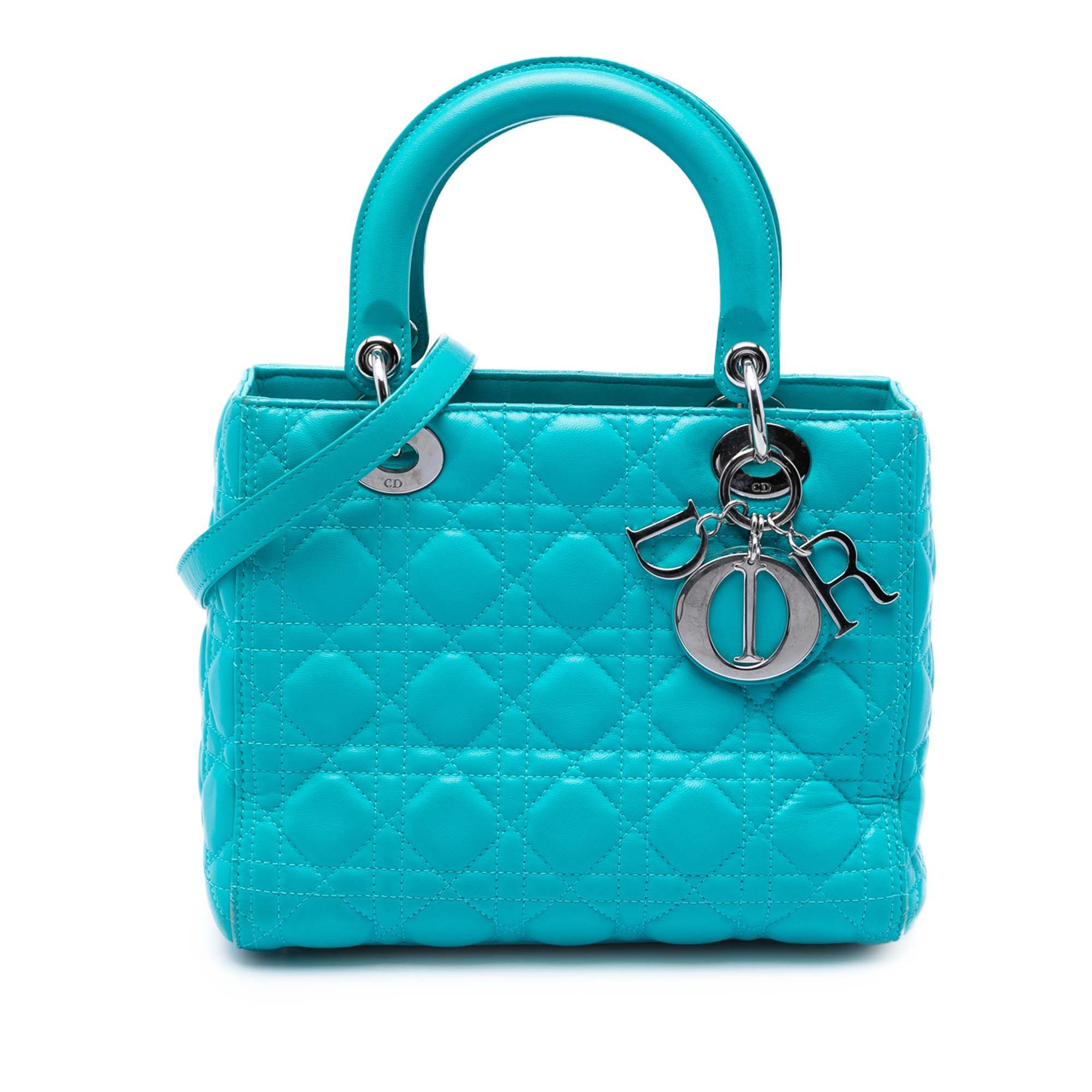 Dior Medium Lambskin Cannage Lady Dior Size ONE SIZE - 1 Thumbnail