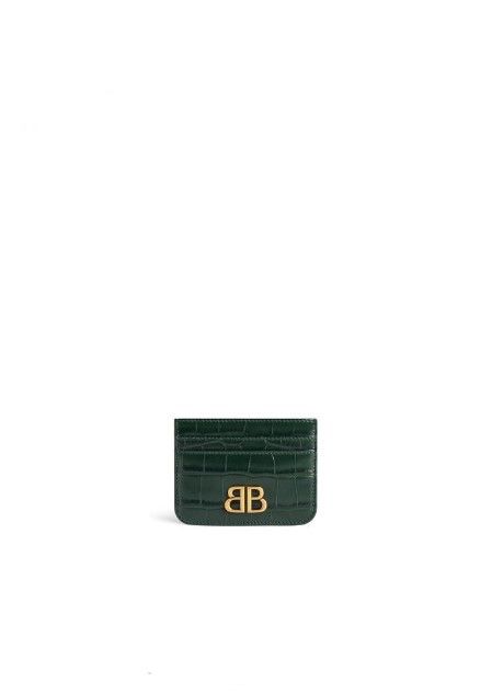 Balenciaga o1srvl11e1124 Size: OS / Monaco Card Holder Crocodile Size ONE SIZE - 1 Preview