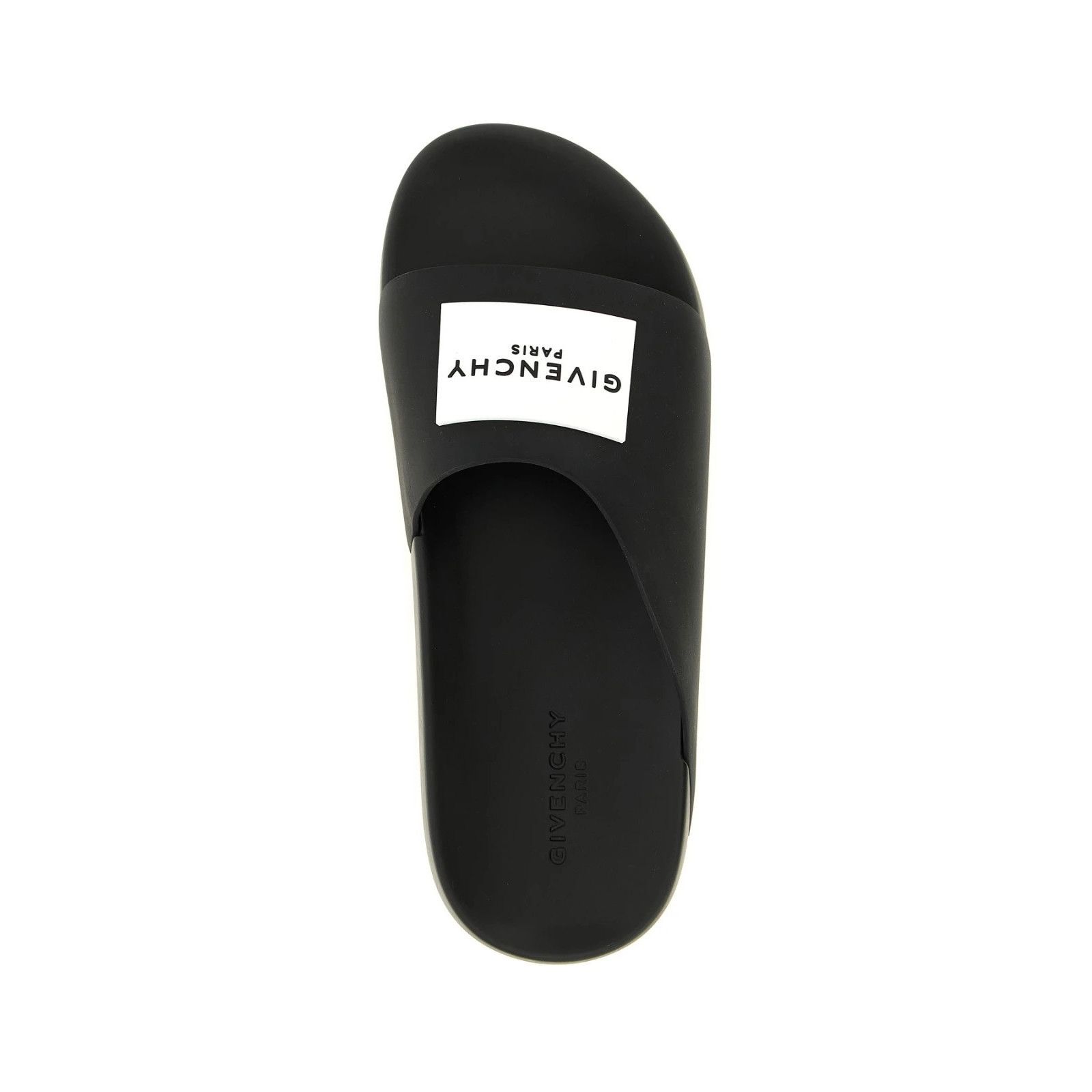 Givenchy GIVENCHY Label Black Rubber Slides New & Authentic (Men's si Size US 7 / EU 40 - 4 Thumbnail