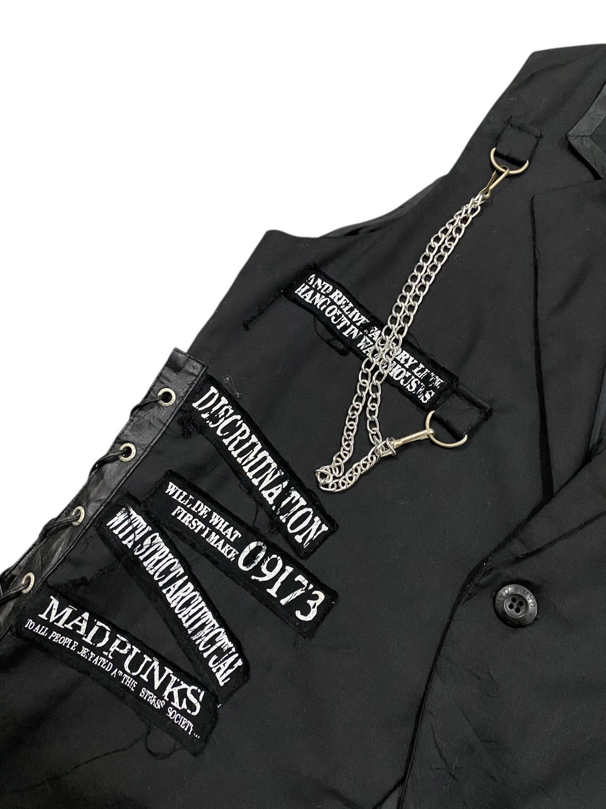 If Six Was Nine Mad Punks Japan Archive Visual Kei Bondage Skeleton Vest Size US M / EU 48-50 / 2 - 5 Thumbnail