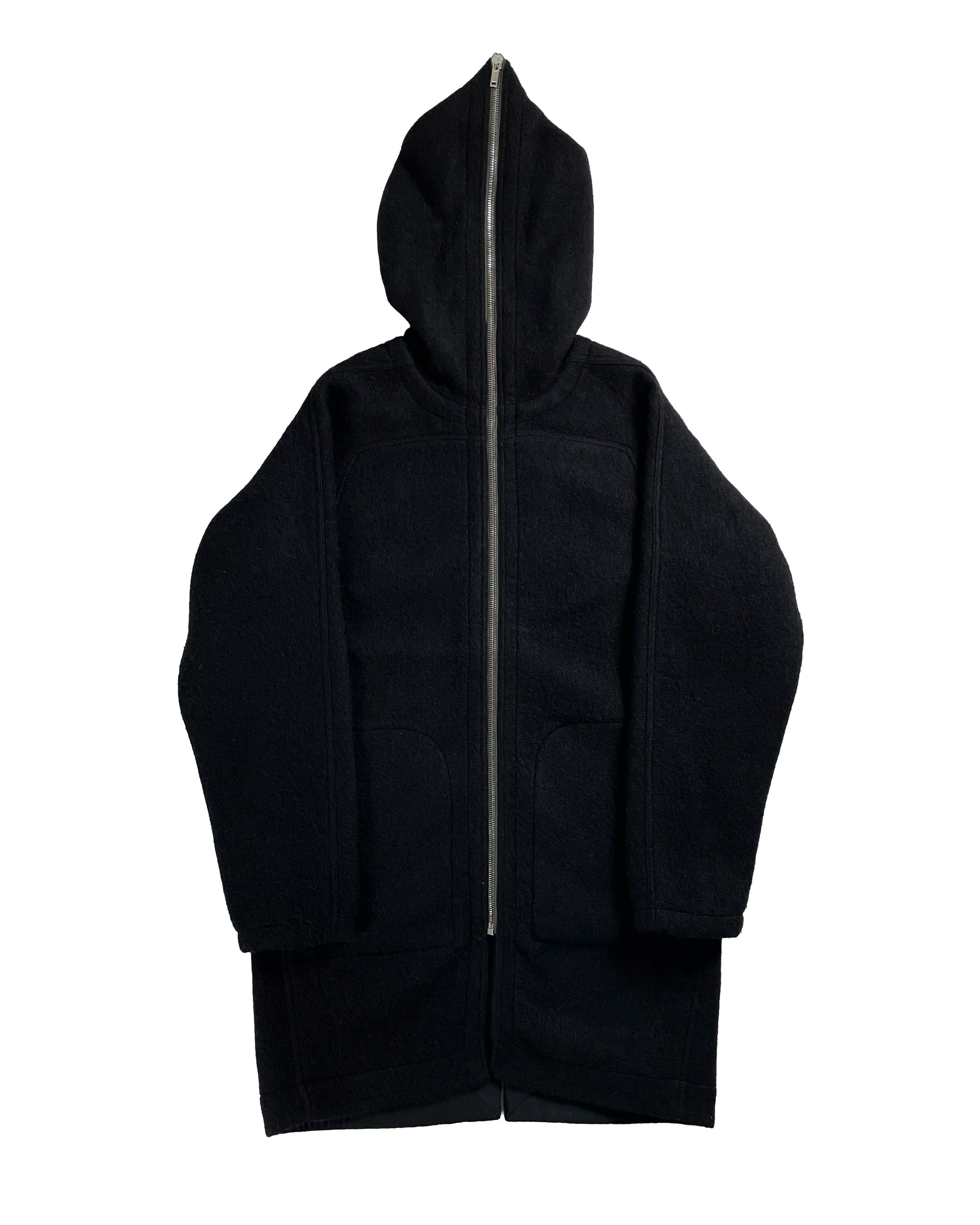 Rick Owens Trench Black | Grailed