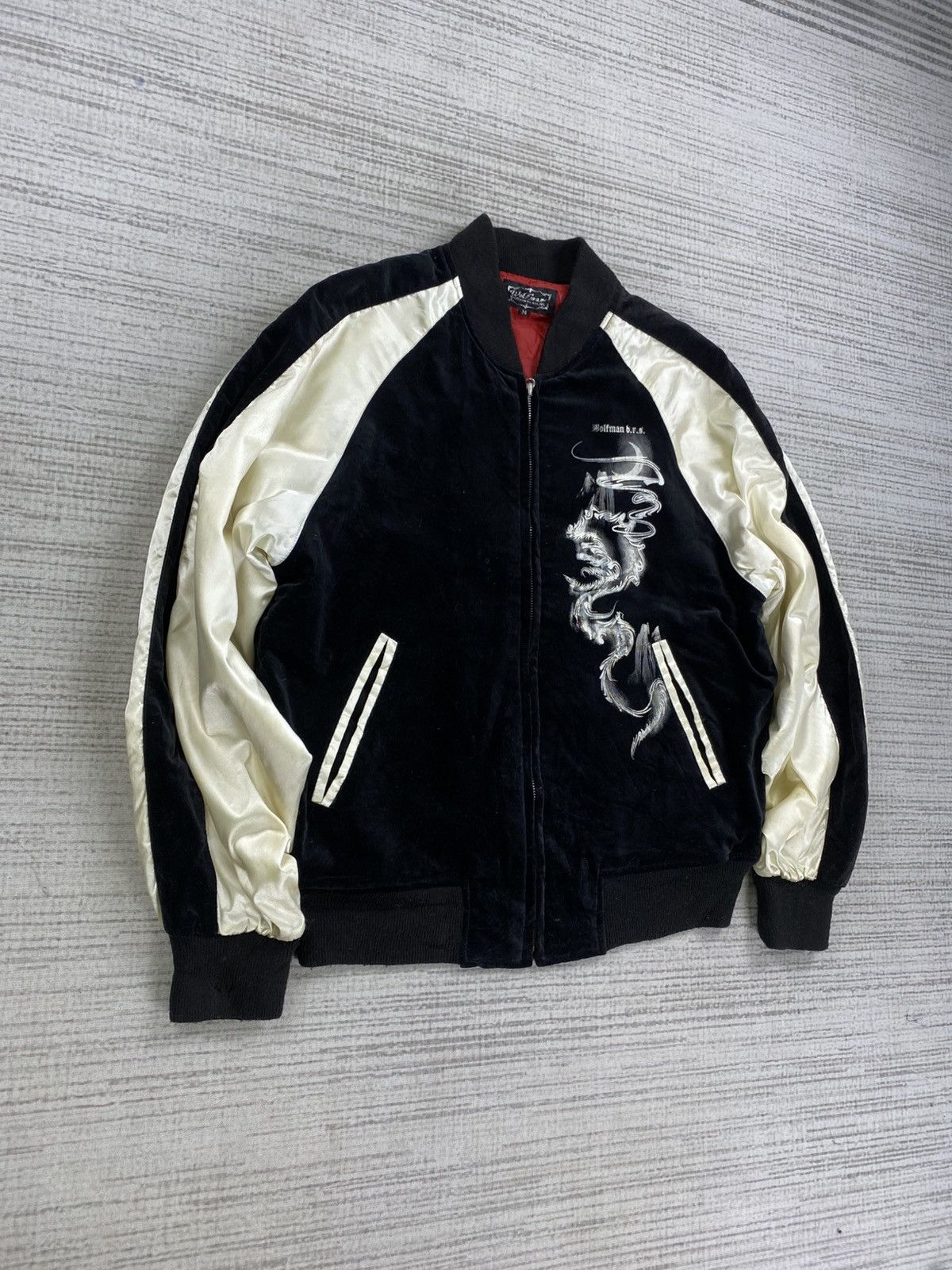 Japanese Brand Vintage Wolfman X Dragonfly Japan Sukajan Jacket Size US M / EU 48-50 / 2 - 3 Thumbnail