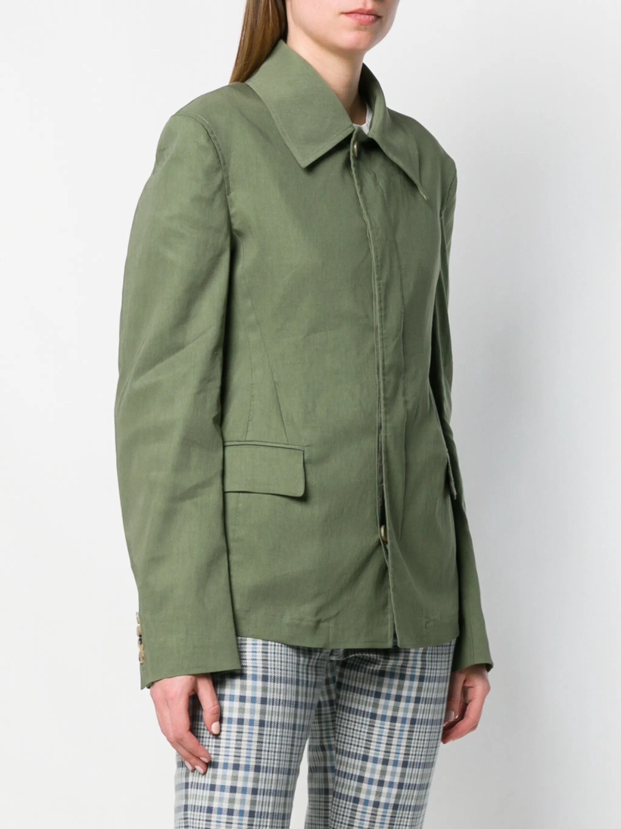 Golden Goose o1y0725 Blazer in Military Green Size S / US 4 / IT 40 - 4 Thumbnail