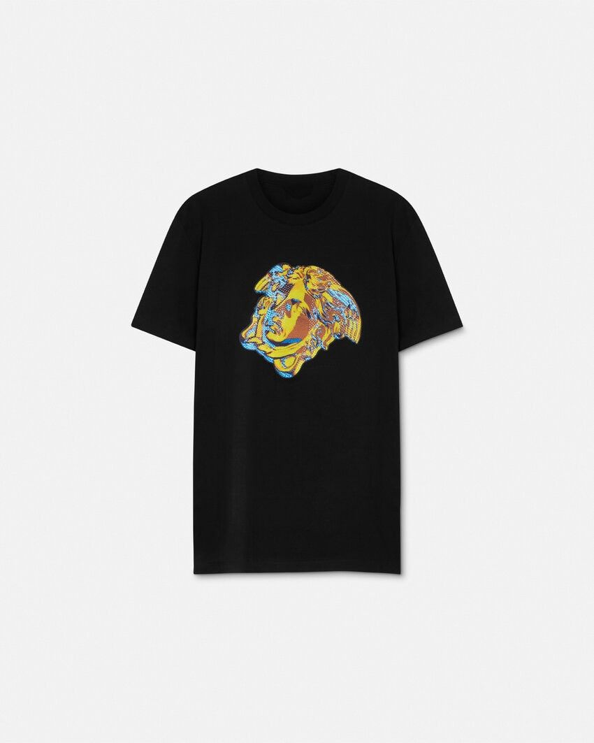 Other Men’s Black Crystal Medusa Study T-Shirt – Graphic Tee Size US M / EU 48-50 / 2 - 2 Thumbnail