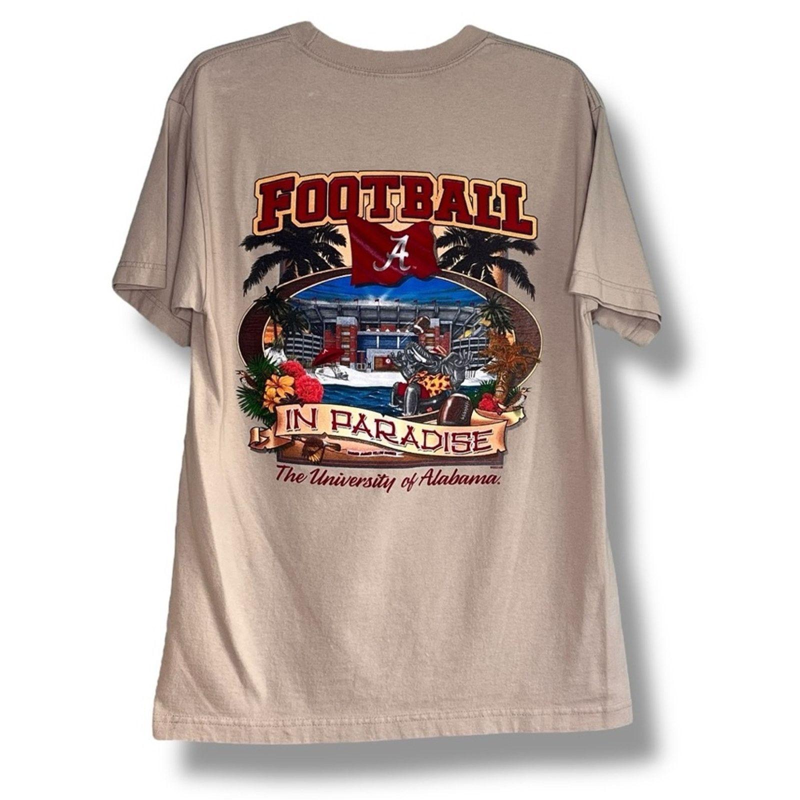 Other Big Al Alabama Crimson Tide Football in Paradise T-shirt. Size M / US 6-8 / IT 42-44 - 5 Thumbnail