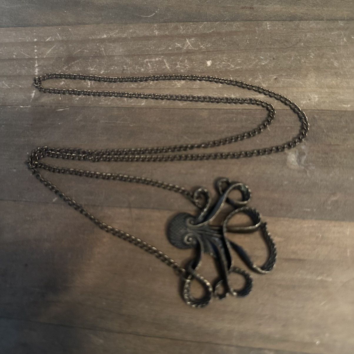 Other Long bronze tone octopus necklace Size ONE SIZE - 2 Thumbnail
