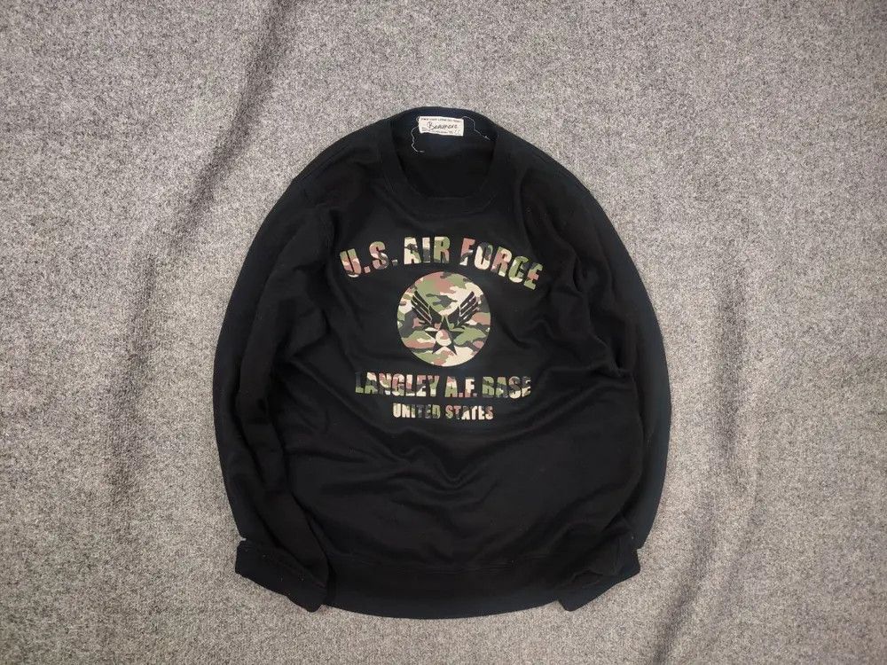 Vintage Japan Beaumere US Air Force Langley Sweatshirt