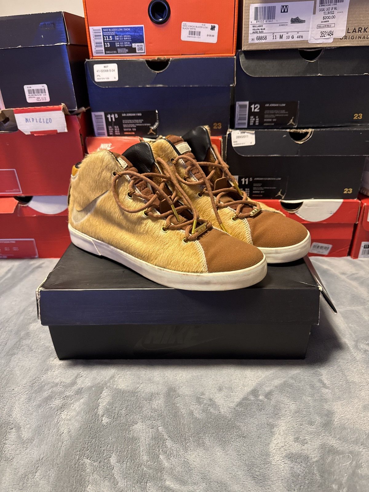Nike Nike Lebron XII NSW Lifestyle ‘Lions Mane’ Size US 11.5 / EU 44-45 - 1 Thumbnail