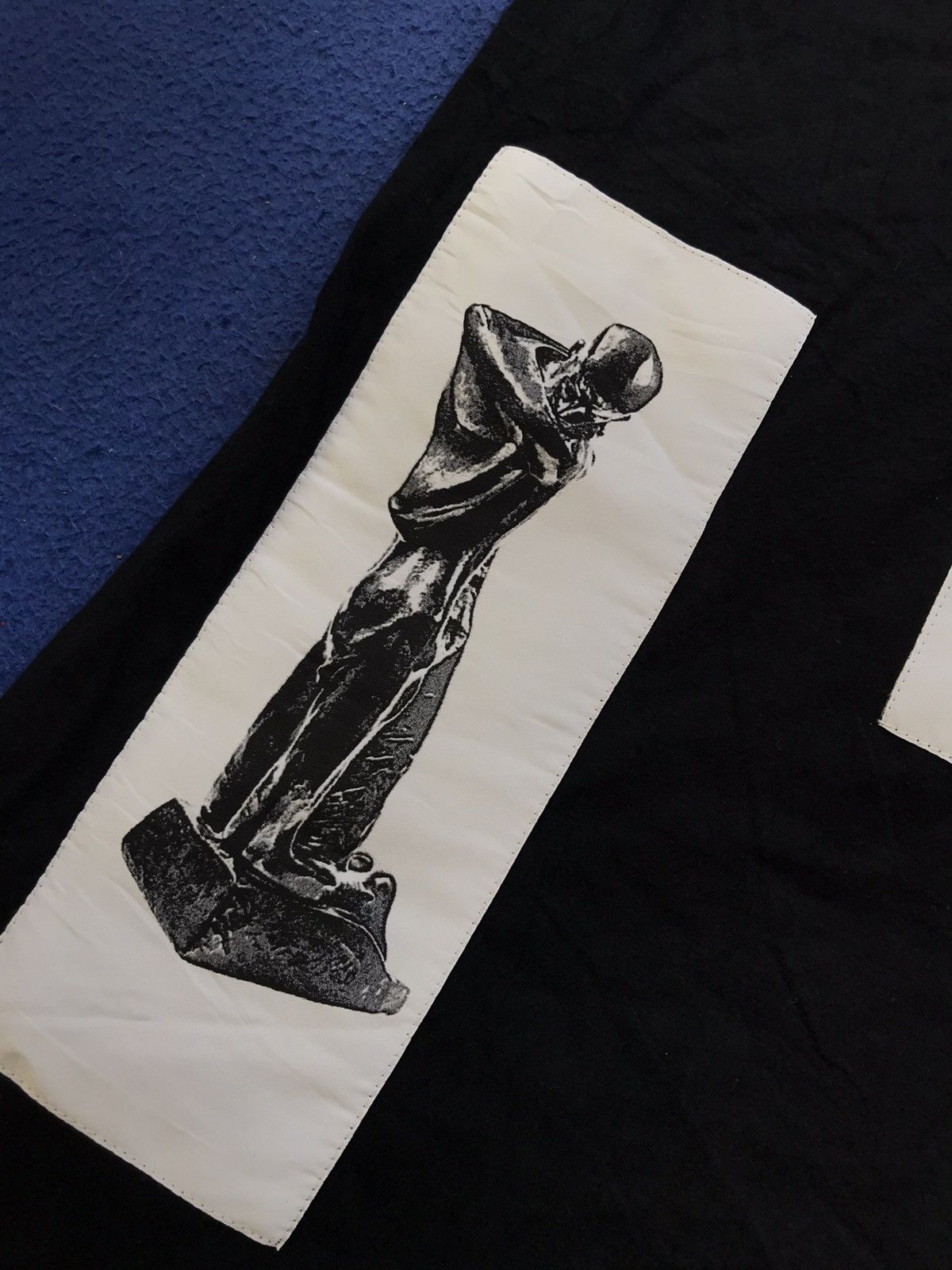 Rick Owens Drkshdw RICK OWENS DRKSHDW PATCH LEVEL TEE Size S / US 4 / IT 40 - 3 Thumbnail