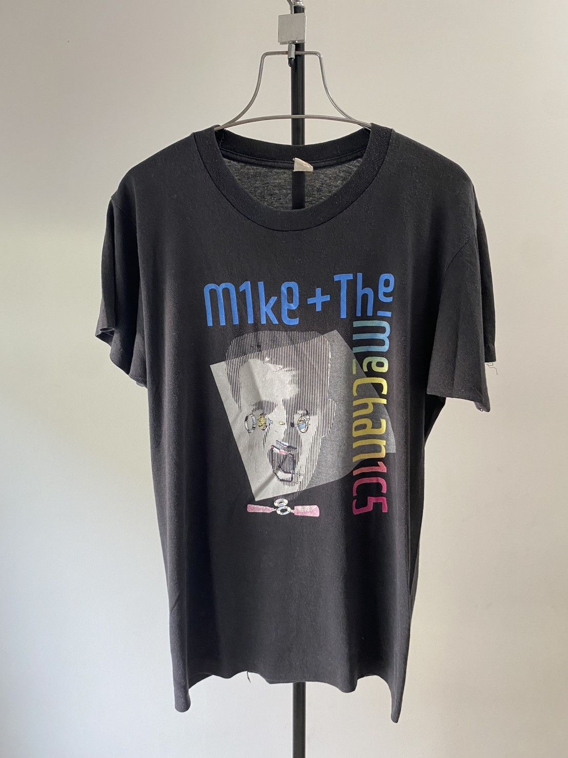 Band Tees RARE Vintage 80s Mike + The Mechanics Tour Promo Tee Size US M / EU 48-50 / 2 - 1 Thumbnail