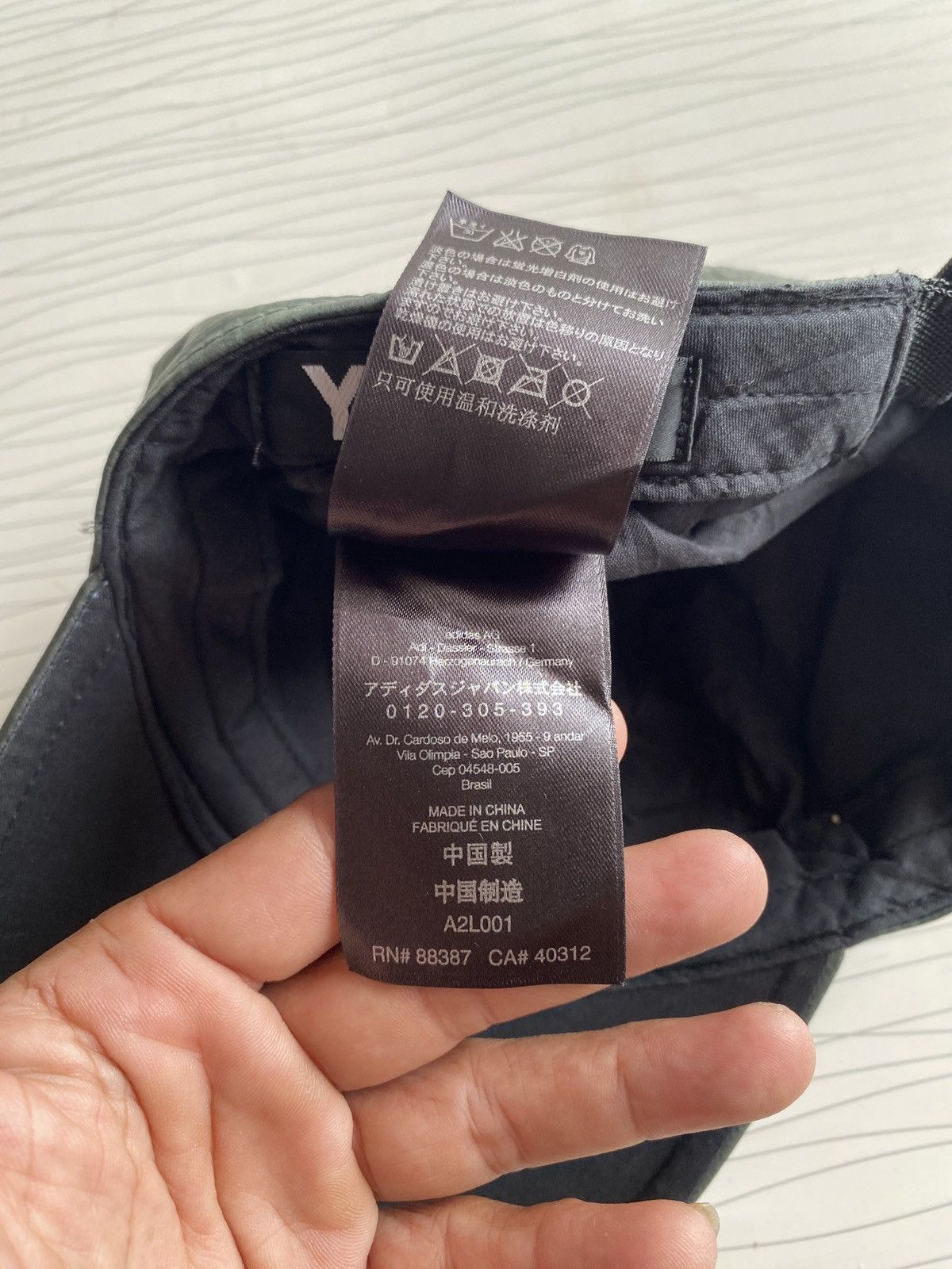 Yohji Yamamoto Adidas Y3 Yohji Yamamoto Cap Hat Size ONE SIZE - 10 Thumbnail