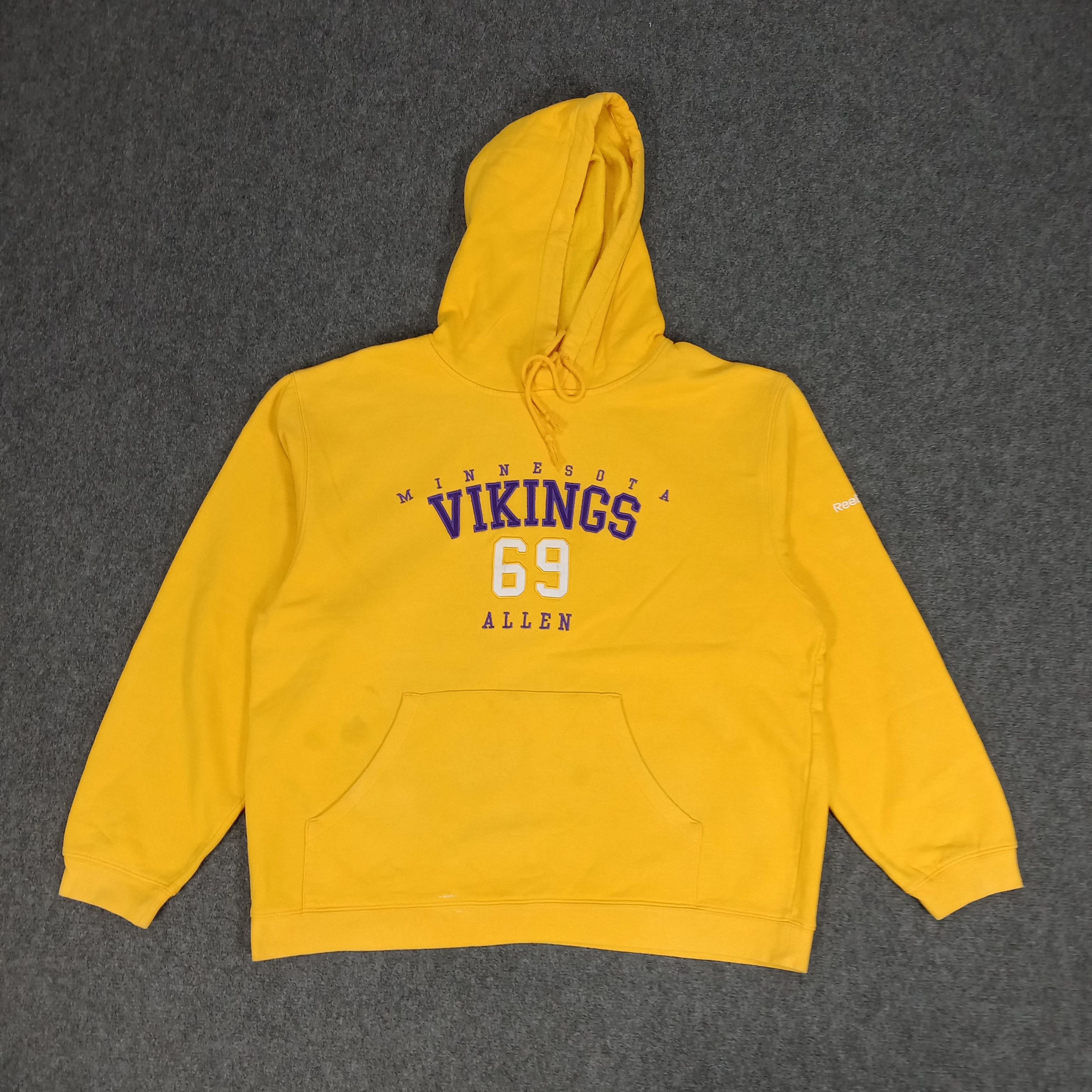 Reebok × Vintage Minnesota Vikings 69 American Sports Style Hoodies Size US XL / EU 56 / 4 - 1 Thumbnail
