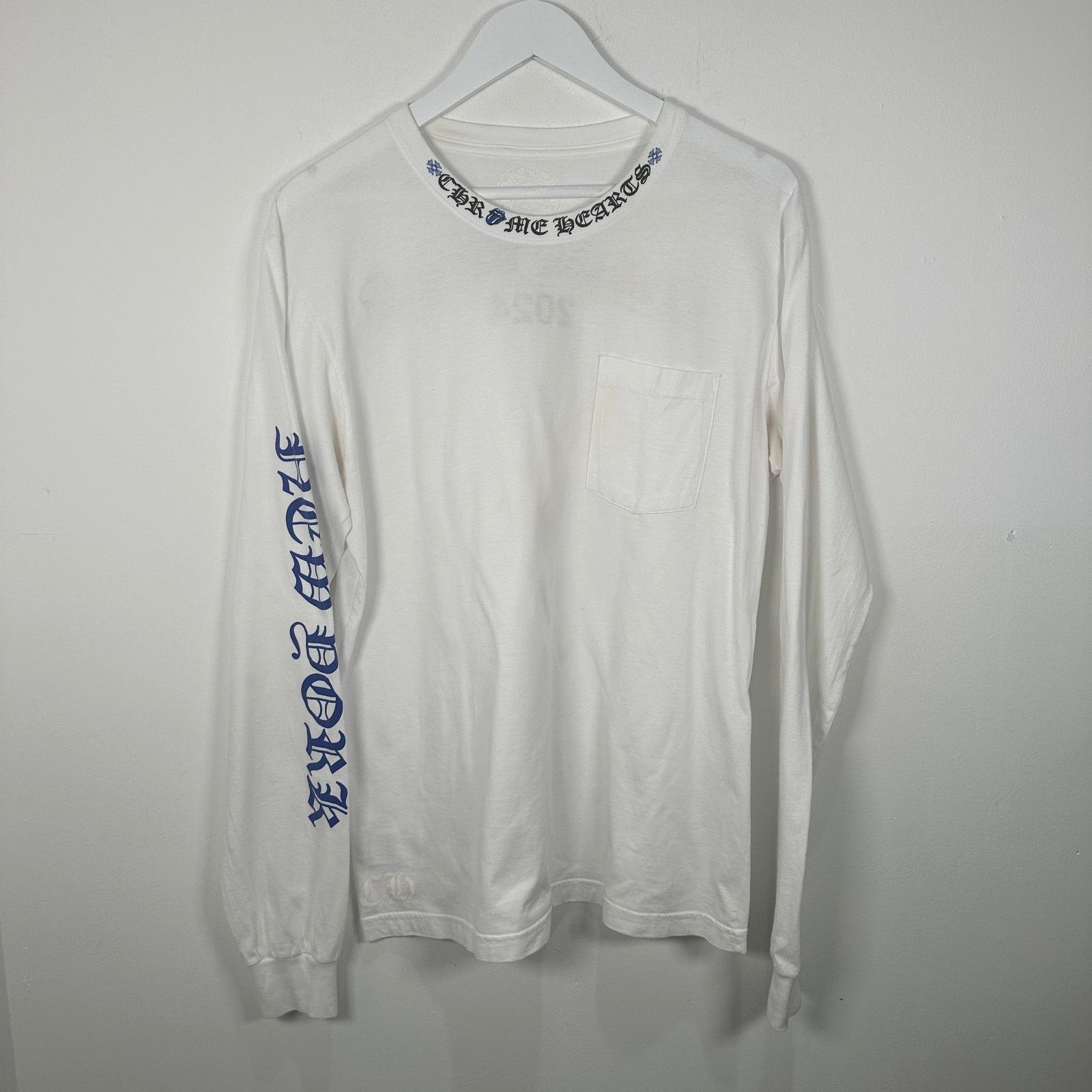 Tシャツ・カットソー Chrome hearts Rolling stones NY 2024 tour L/s tee White blue CHROME HEARTS ROLLING STONE NYC 2024 LIVE AVAILABLE NOW 🚨