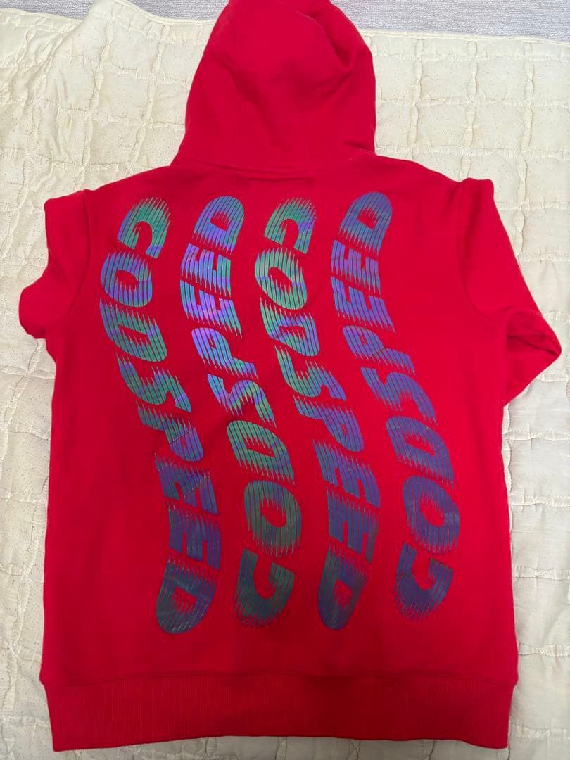 Godspeed GODSPEED Winter 2020 Archives Pullover Hoodie Red M Size US M / EU 48-50 / 2 - 2 Thumbnail
