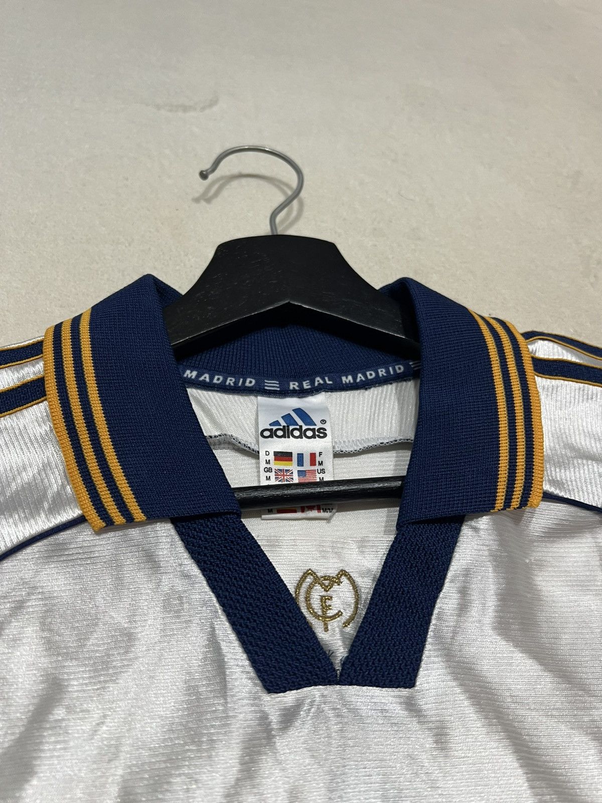 Adidas Real Madrid 1998 Adidas Home Jersey Champion Of Europe 2000 Size US M / EU 48-50 / 2 - 7 Thumbnail