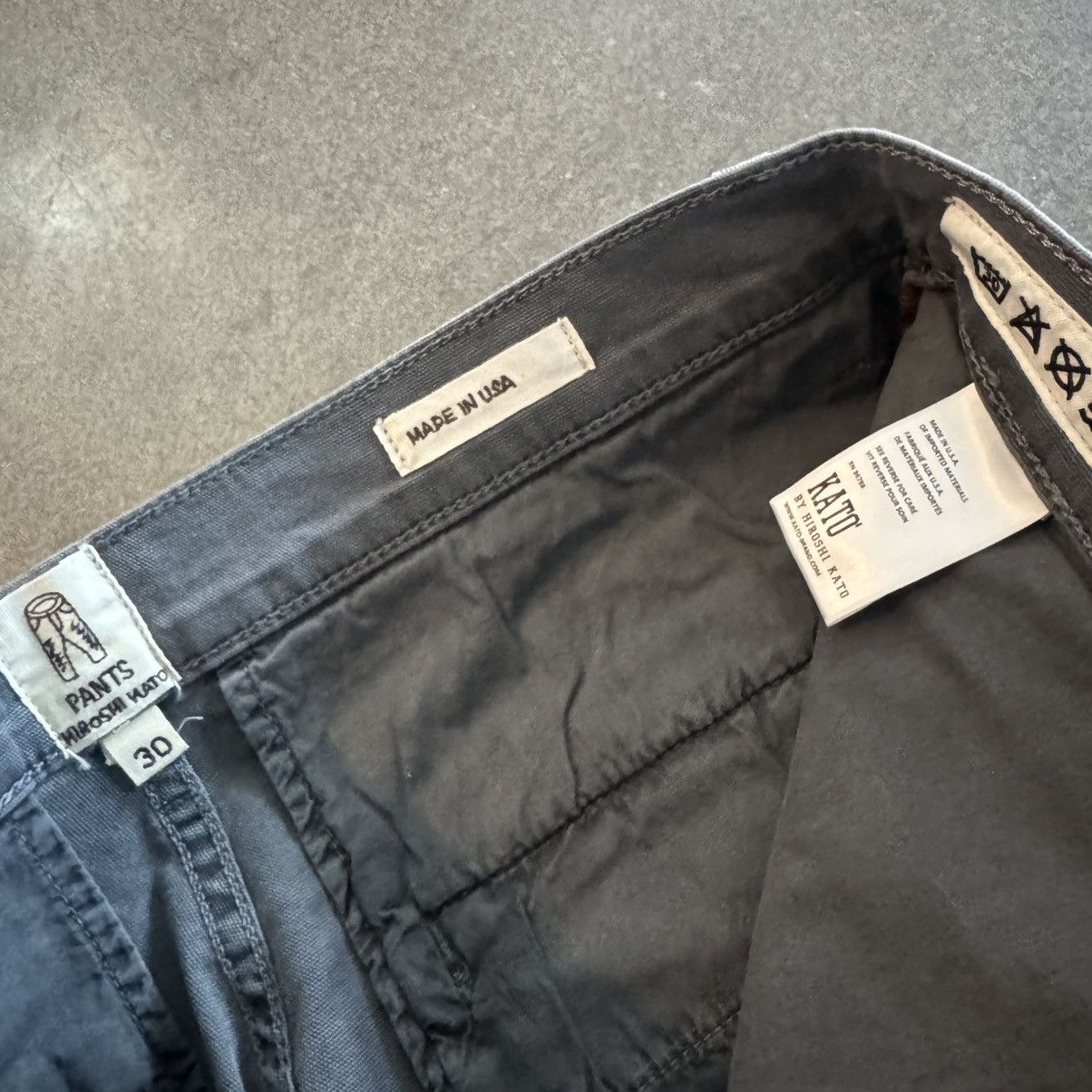 KATO Mens Kato chino pants Size US 30 / EU 46 - 3 Thumbnail