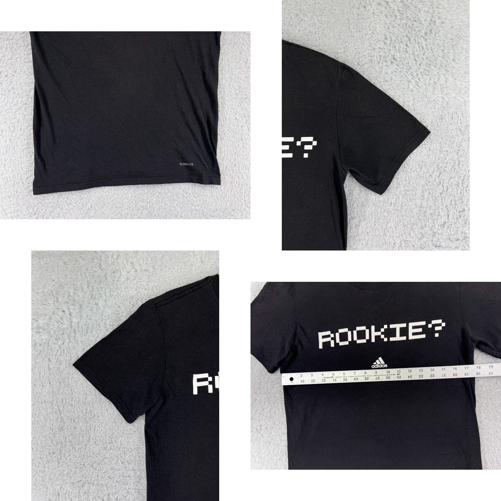 Adidas Adidas Shirt Mens Small Black Graphic Print Crew Neck Short Sleeve Sports Tee Size US S / EU 44-46 / 1 - 8 Thumbnail