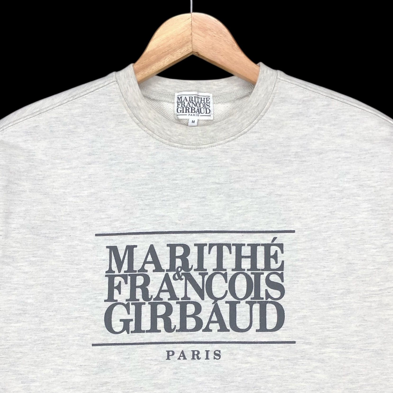 Marithe + Francois Girbaud Marithe Francois Girbaud Classic Logo Gray Sweatshirt M Size US M / EU 48-50 / 2 - 1 Thumbnail
