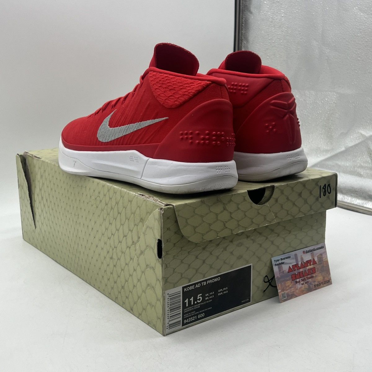 Nike Kobe a.d mid red Size US 11.5 / EU 44-45 - 4 Thumbnail