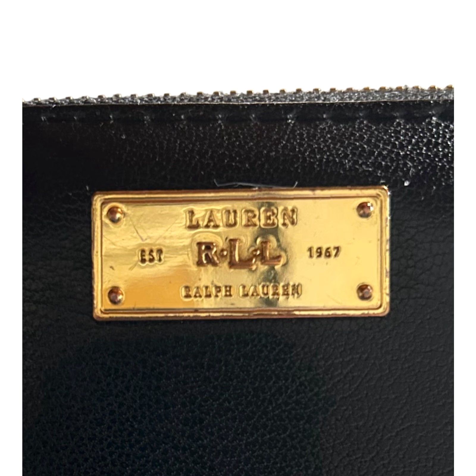 Ralph Lauren Lauren Ralph Lauren Wallet Women Full Zip Leather Credit Card Black Large Vintage? No Size ONE SIZE - 4 Thumbnail